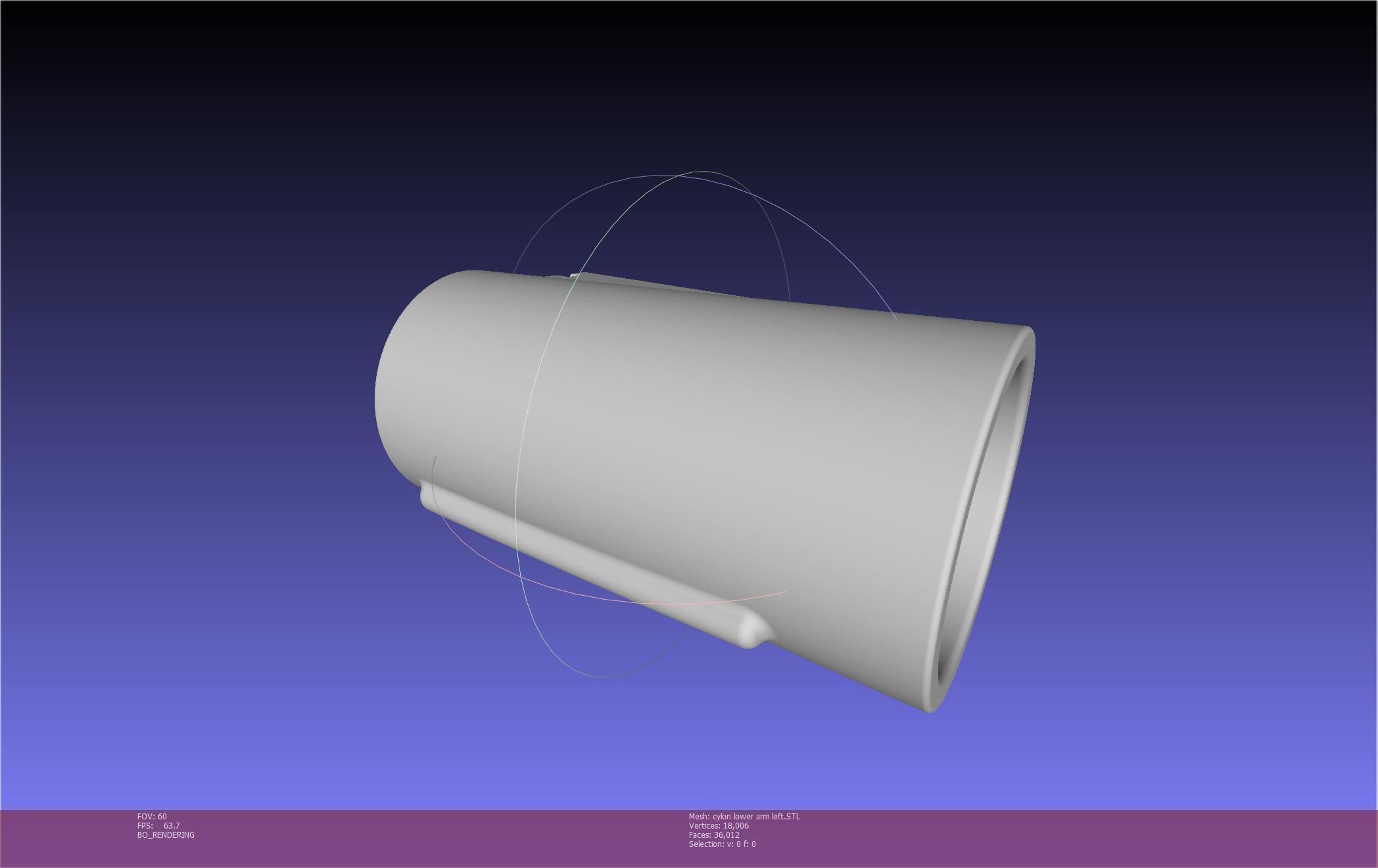 Battlestar Galactica Cylon Armpieces Printable Parts 3D print model_79