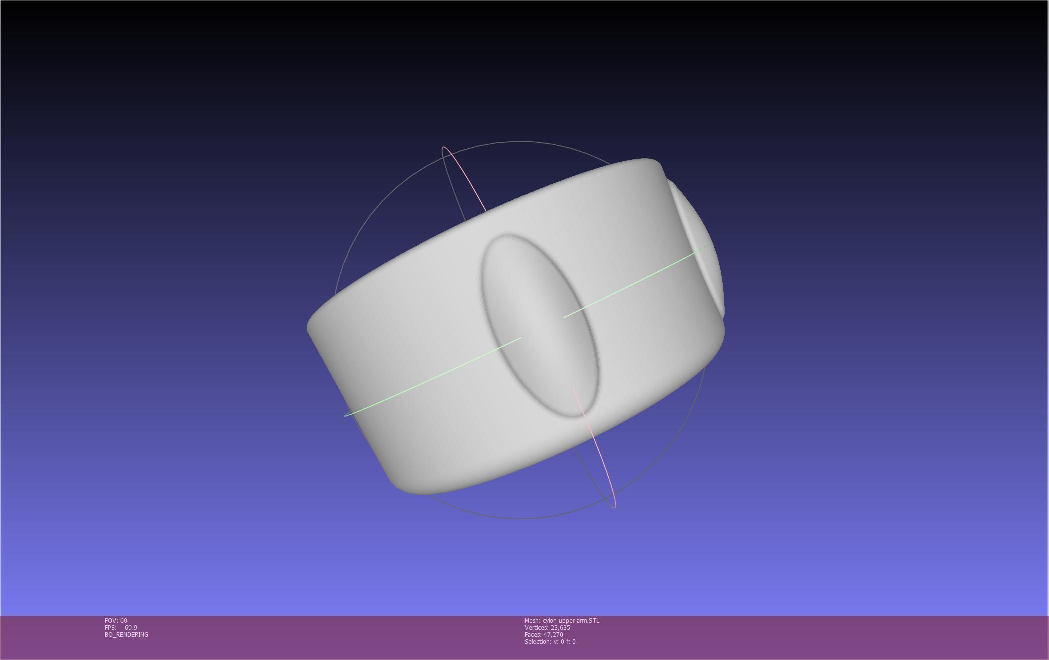 Battlestar Galactica Cylon Armpieces Printable Parts 3D print model_43