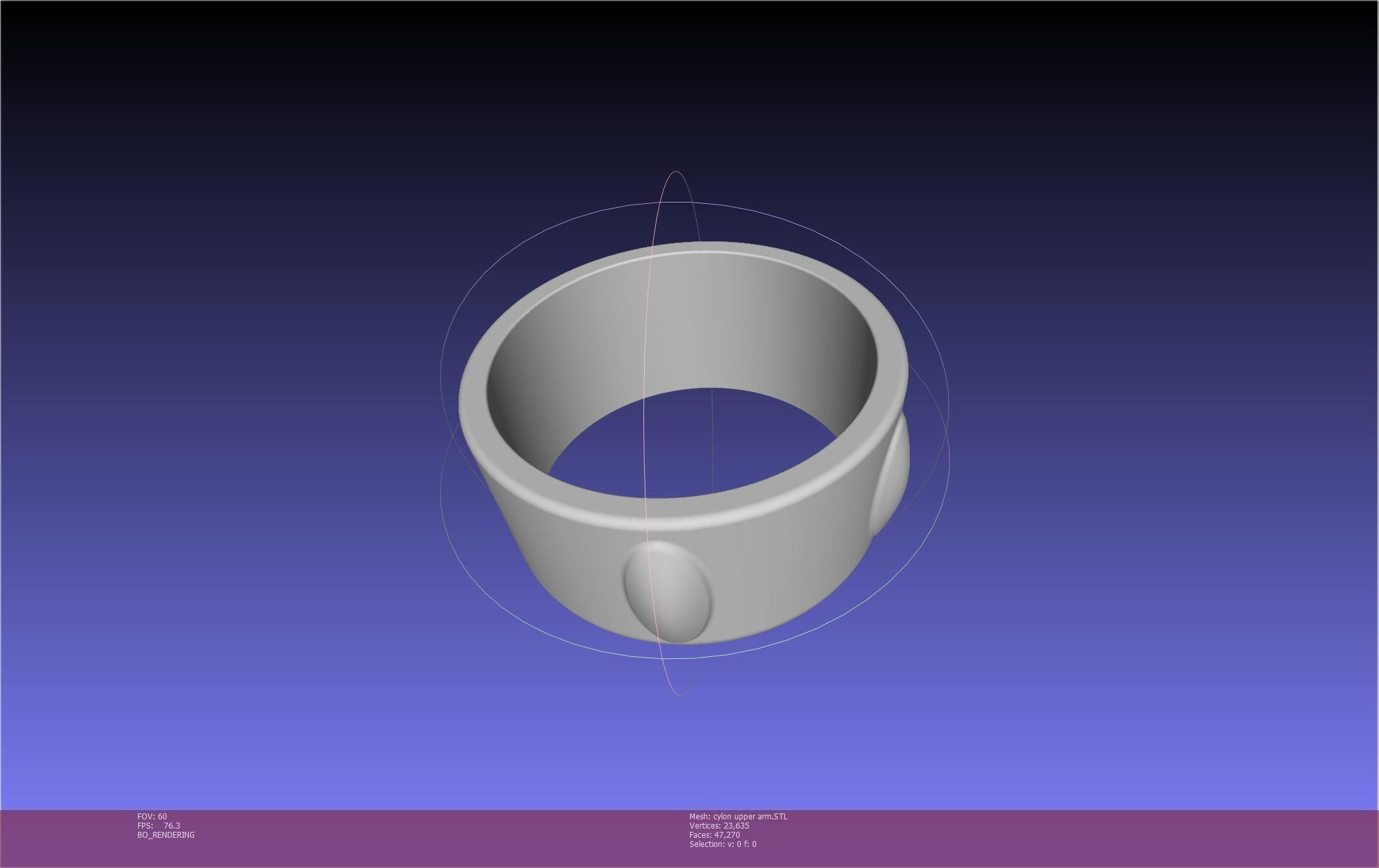 Battlestar Galactica Cylon Armpieces Printable Parts 3D print model_63