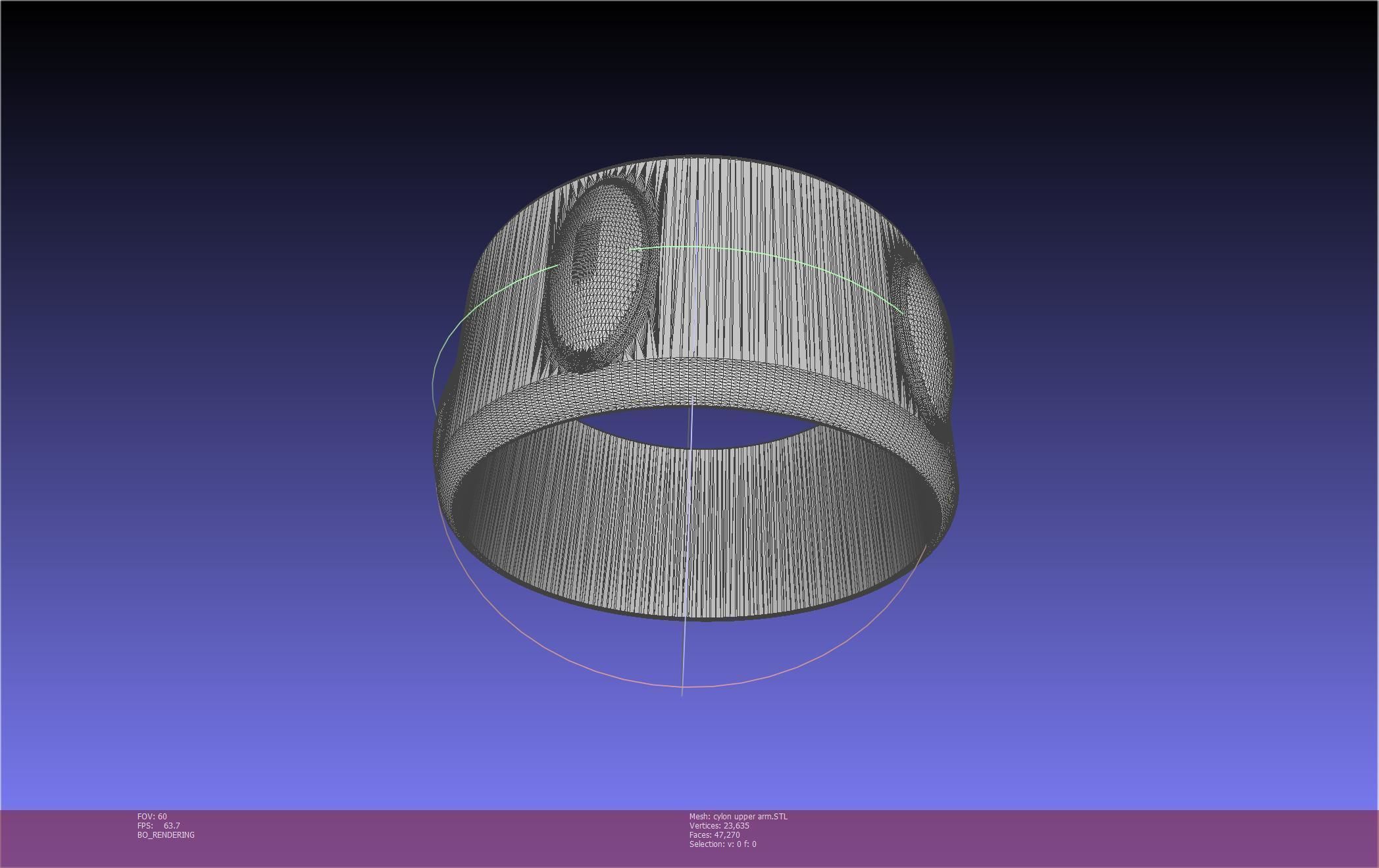 Battlestar Galactica Cylon Armpieces Printable Parts 3D print model_36