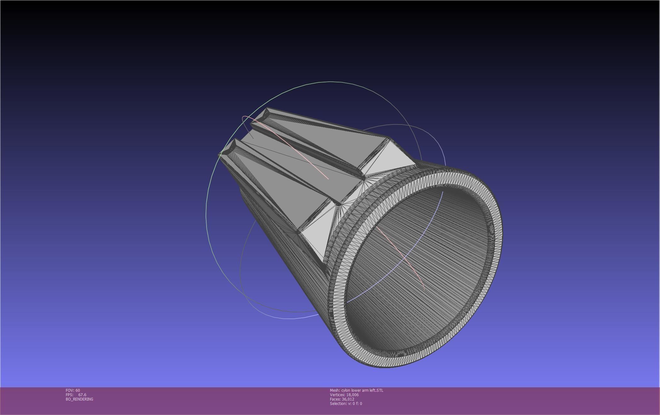 Battlestar Galactica Cylon Armpieces Printable Parts 3D print model_72