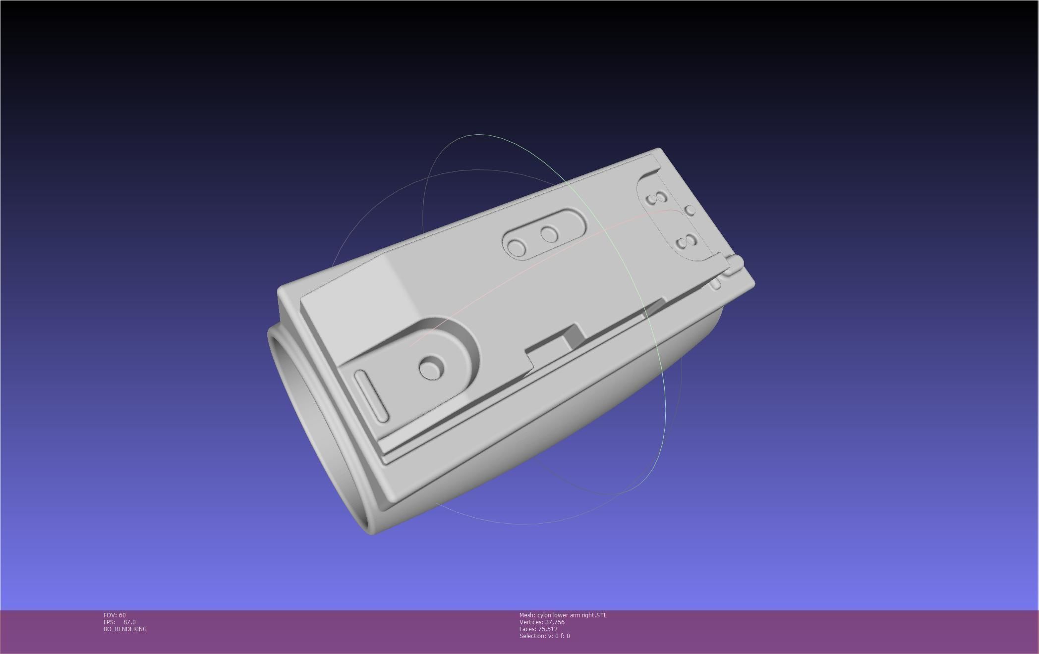 Battlestar Galactica Cylon Armpieces Printable Parts 3D print model_138