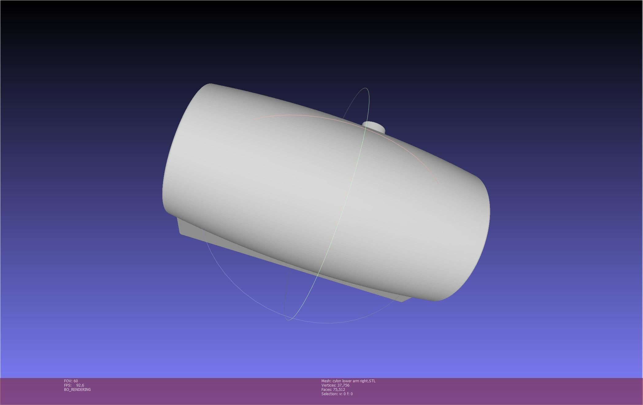 Battlestar Galactica Cylon Armpieces Printable Parts 3D print model_92