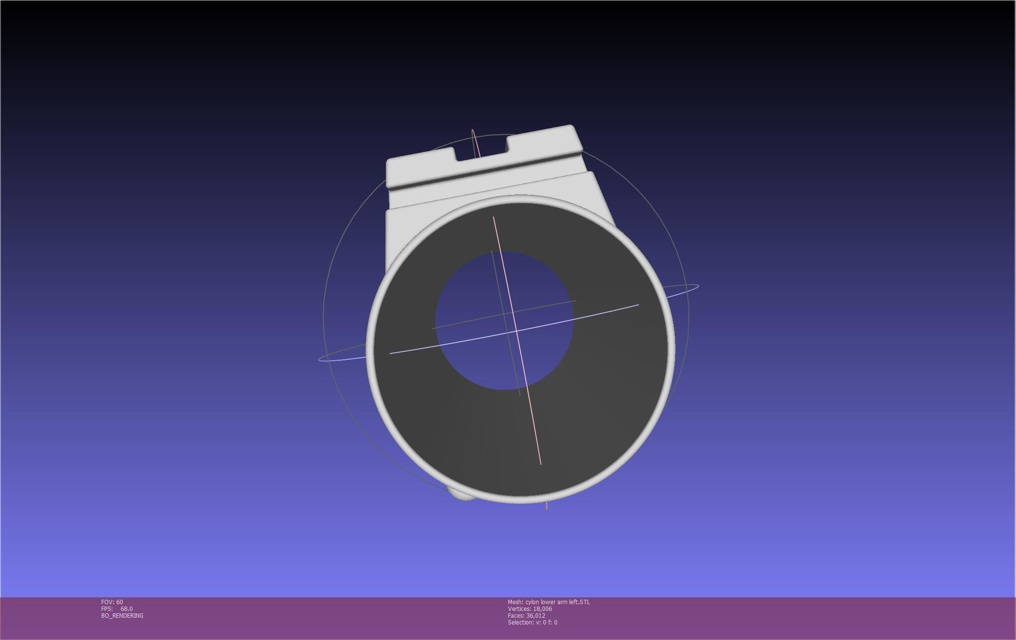 Battlestar Galactica Cylon Armpieces Printable Parts 3D print model_77