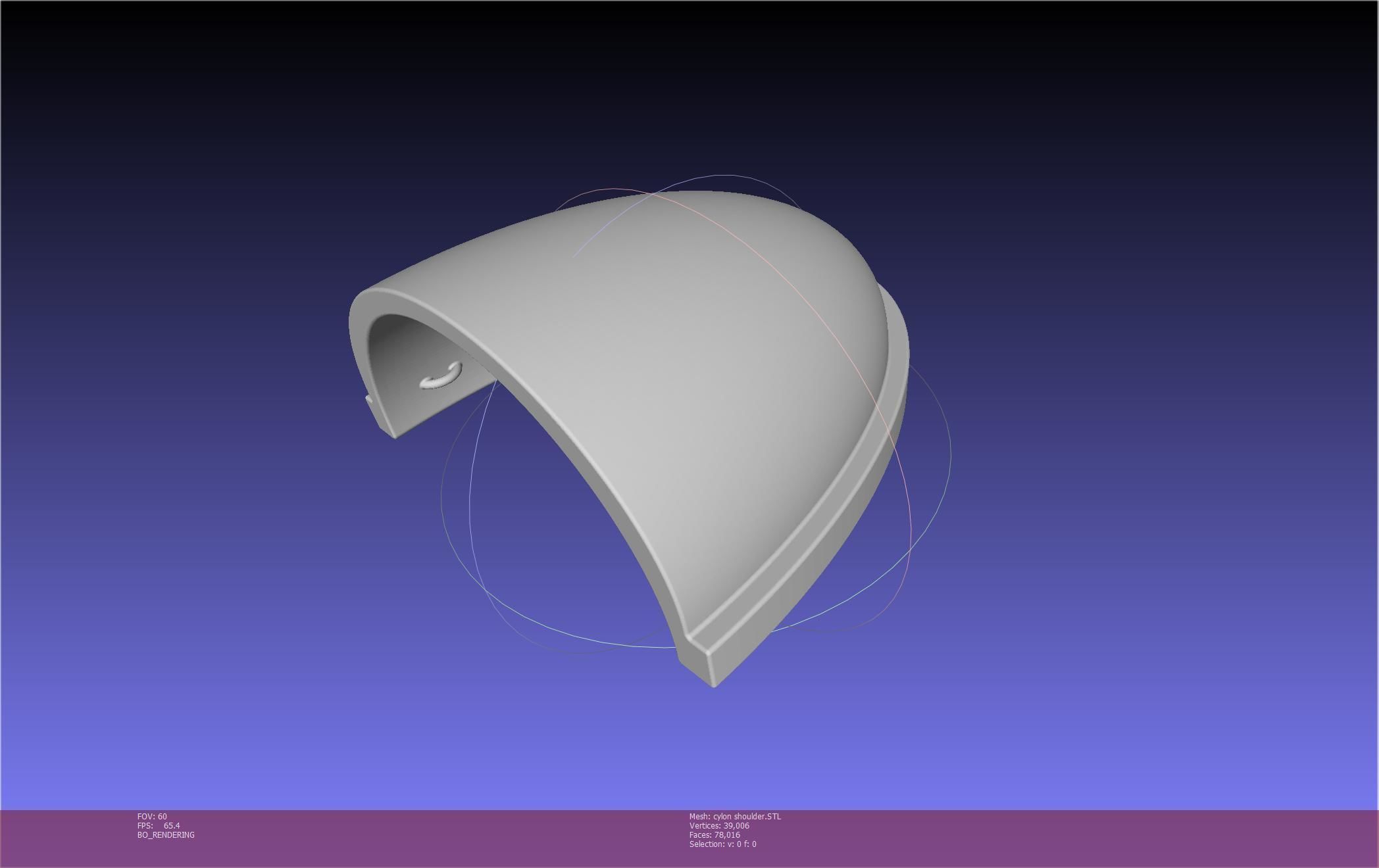 Battlestar Galactica Cylon Armpieces Printable Parts 3D print model_31