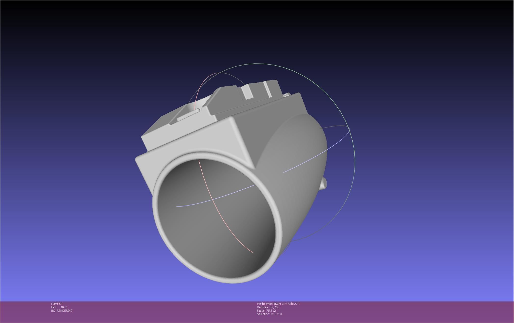 Battlestar Galactica Cylon Armpieces Printable Parts 3D print model_118