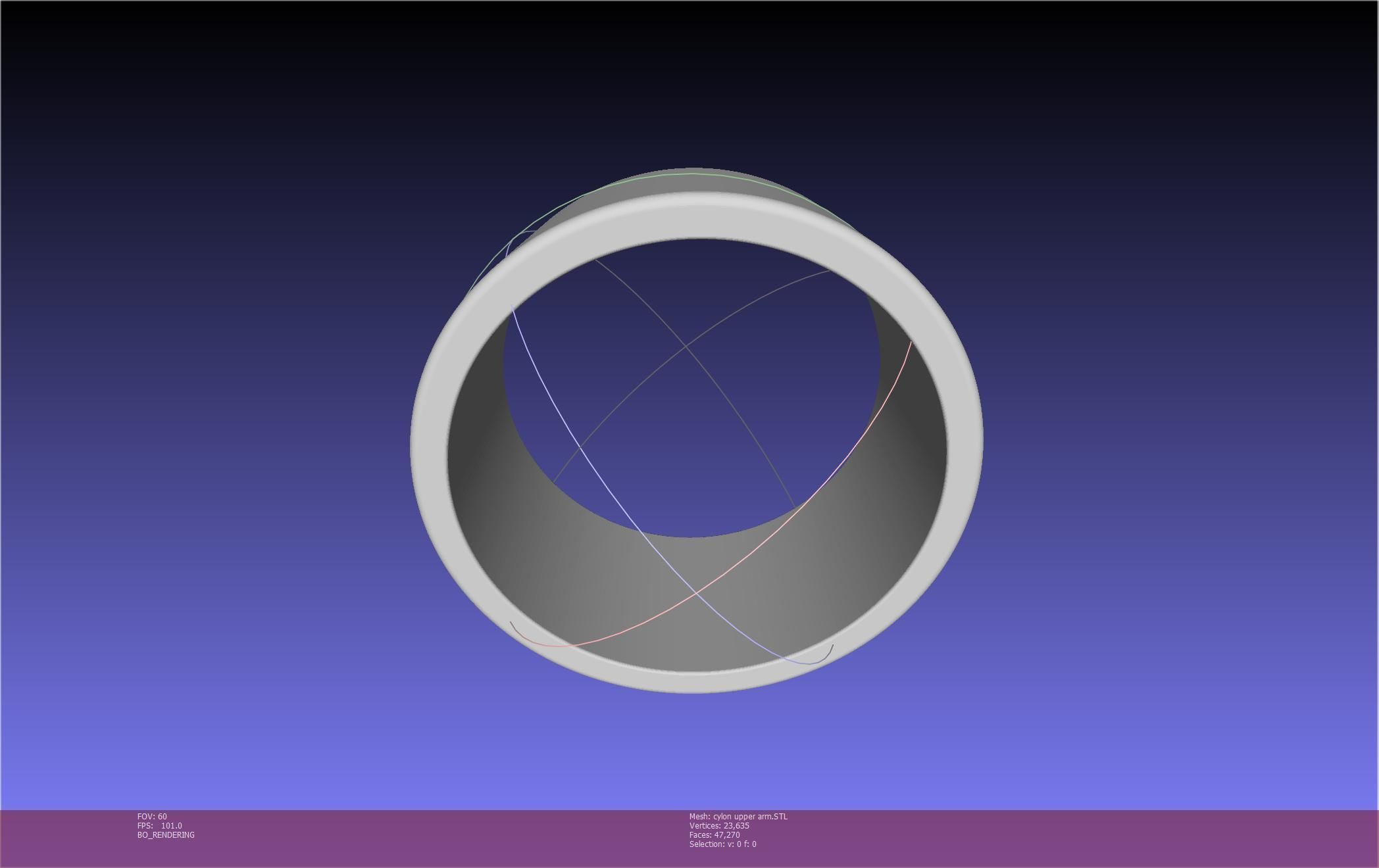 Battlestar Galactica Cylon Armpieces Printable Parts 3D print model_50