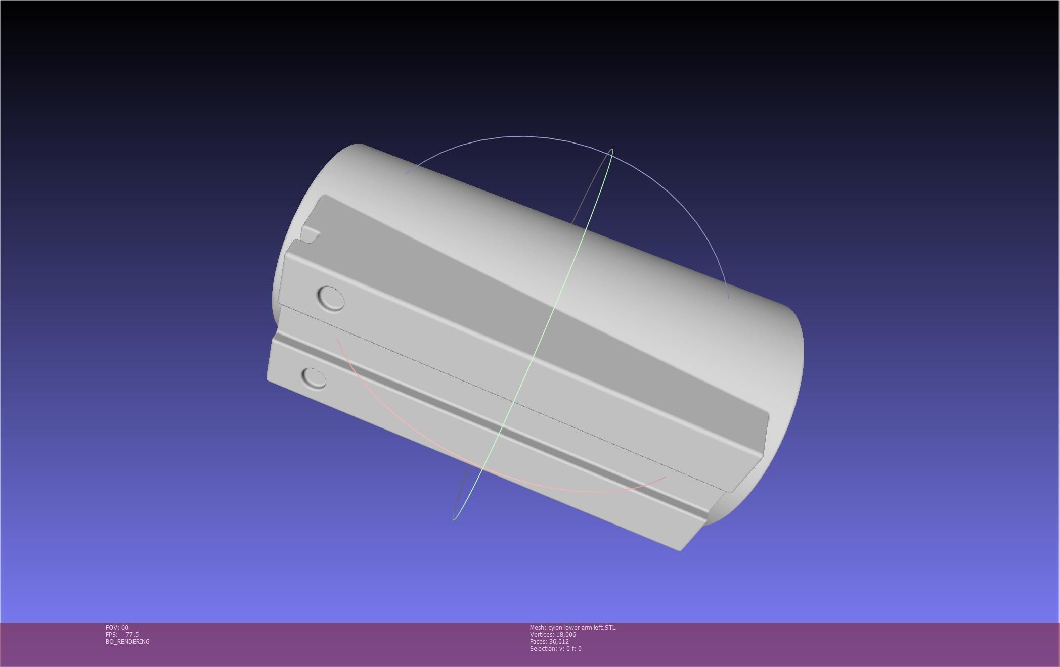 Battlestar Galactica Cylon Armpieces Printable Parts 3D print model_82