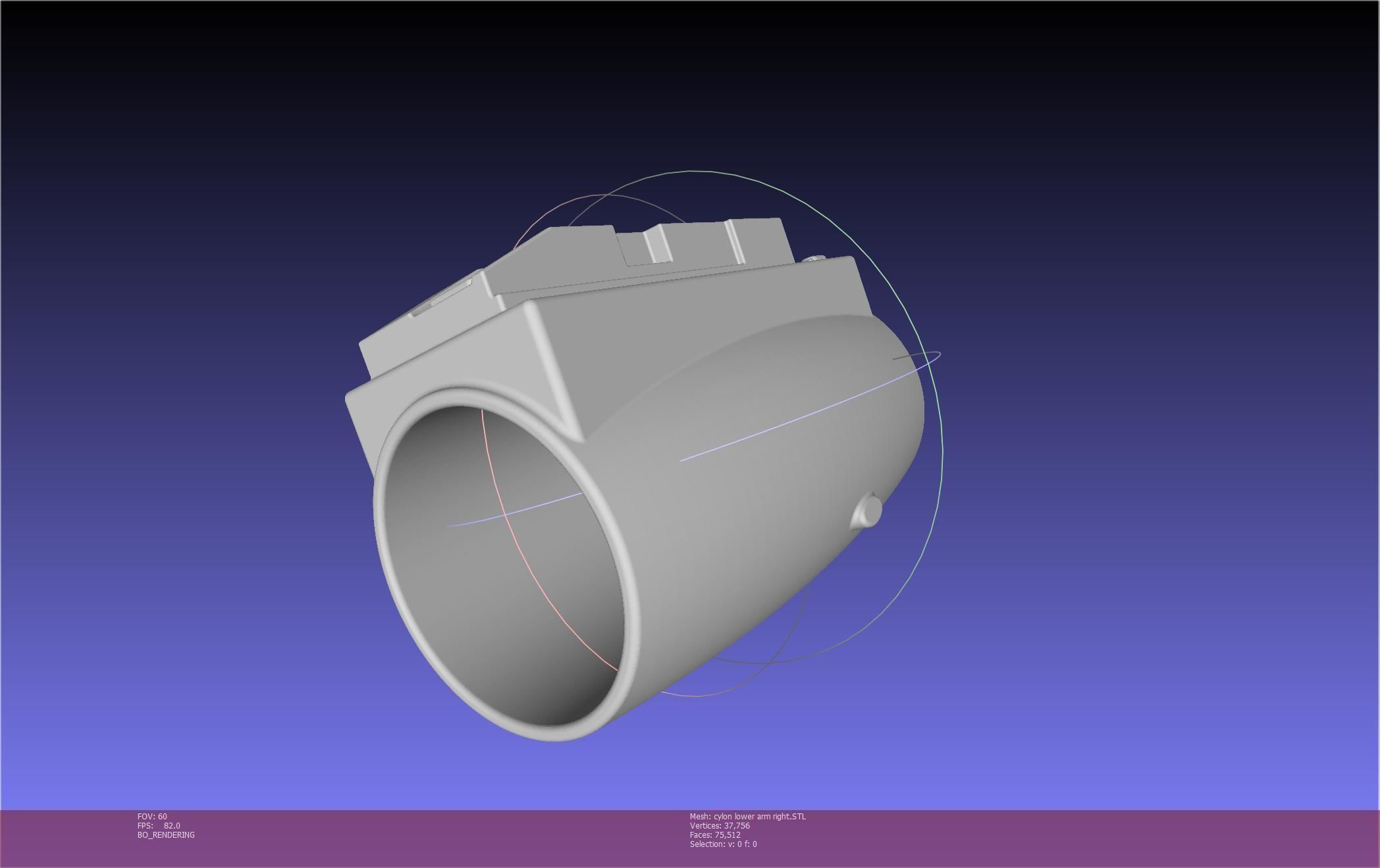 Battlestar Galactica Cylon Armpieces Printable Parts 3D print model_117