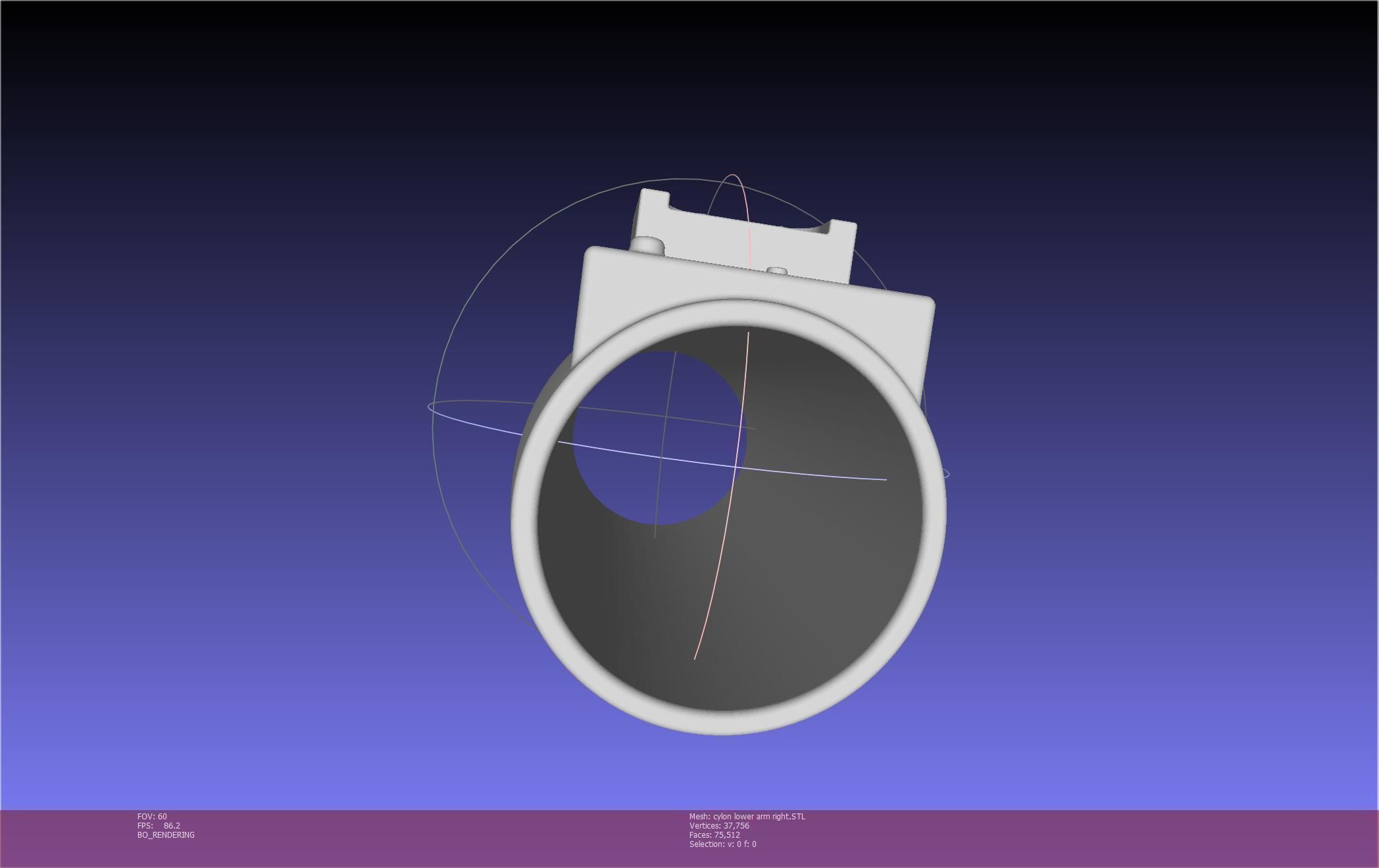 Battlestar Galactica Cylon Armpieces Printable Parts 3D print model_97