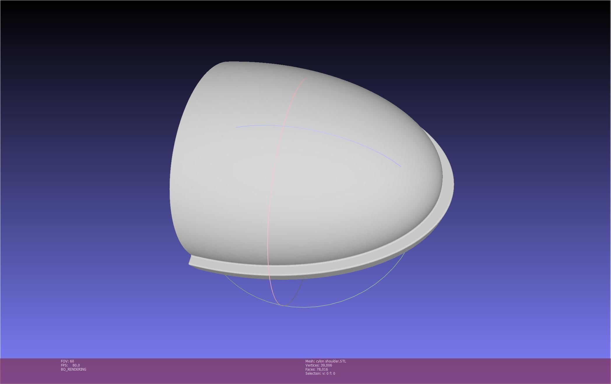 Battlestar Galactica Cylon Armpieces Printable Parts 3D print model_28