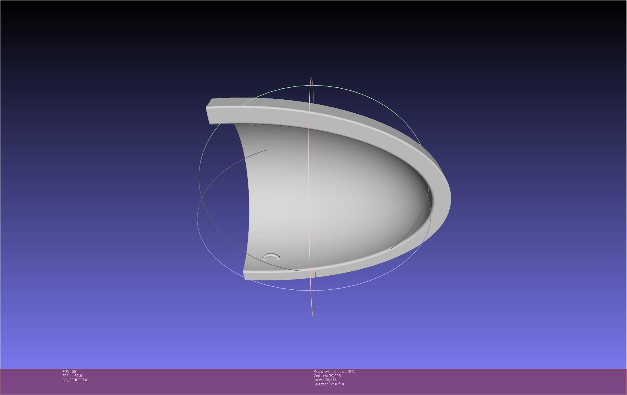 Battlestar Galactica Cylon Armpieces Printable Parts 3D print model_29