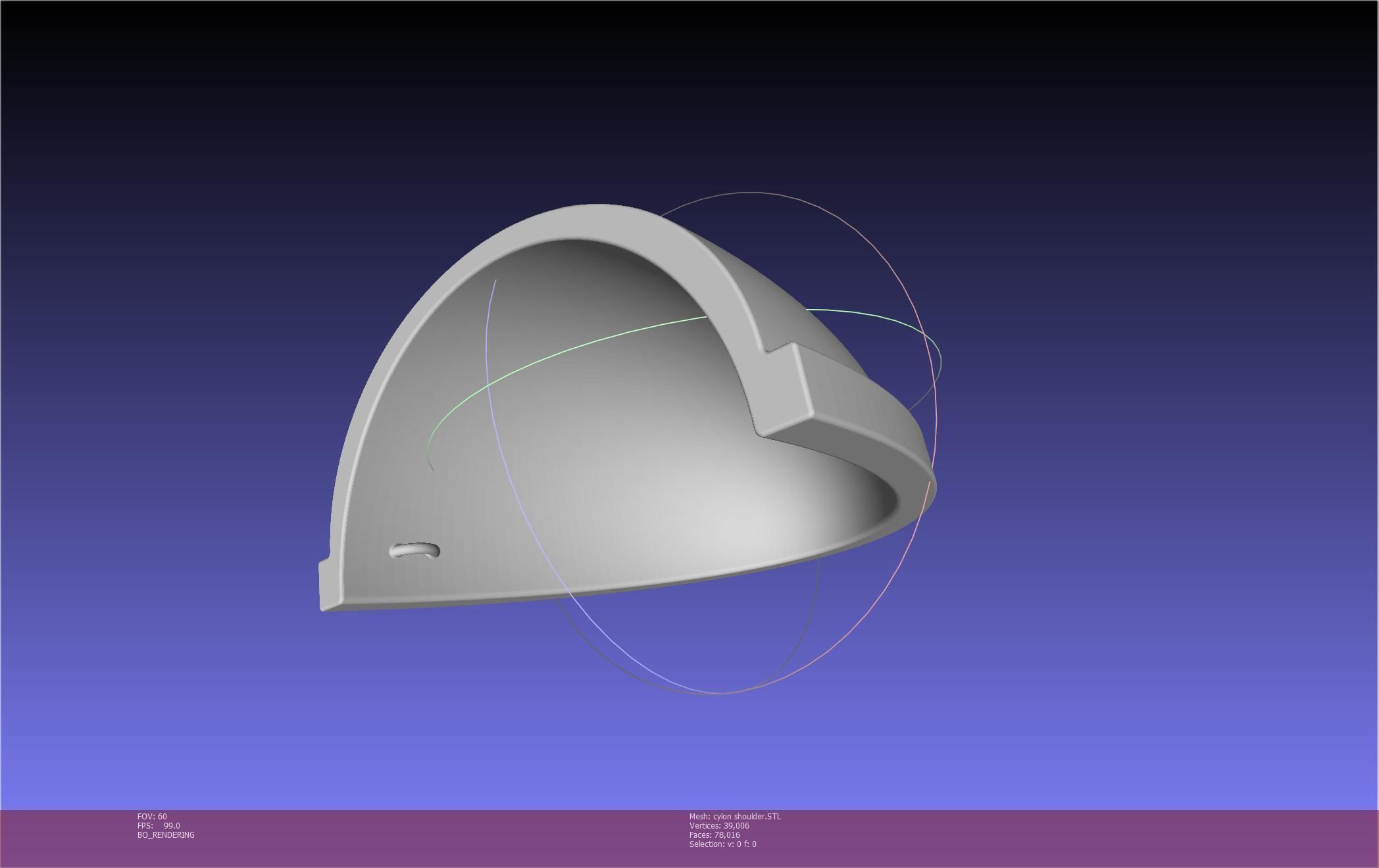 Battlestar Galactica Cylon Armpieces Printable Parts 3D print model_21