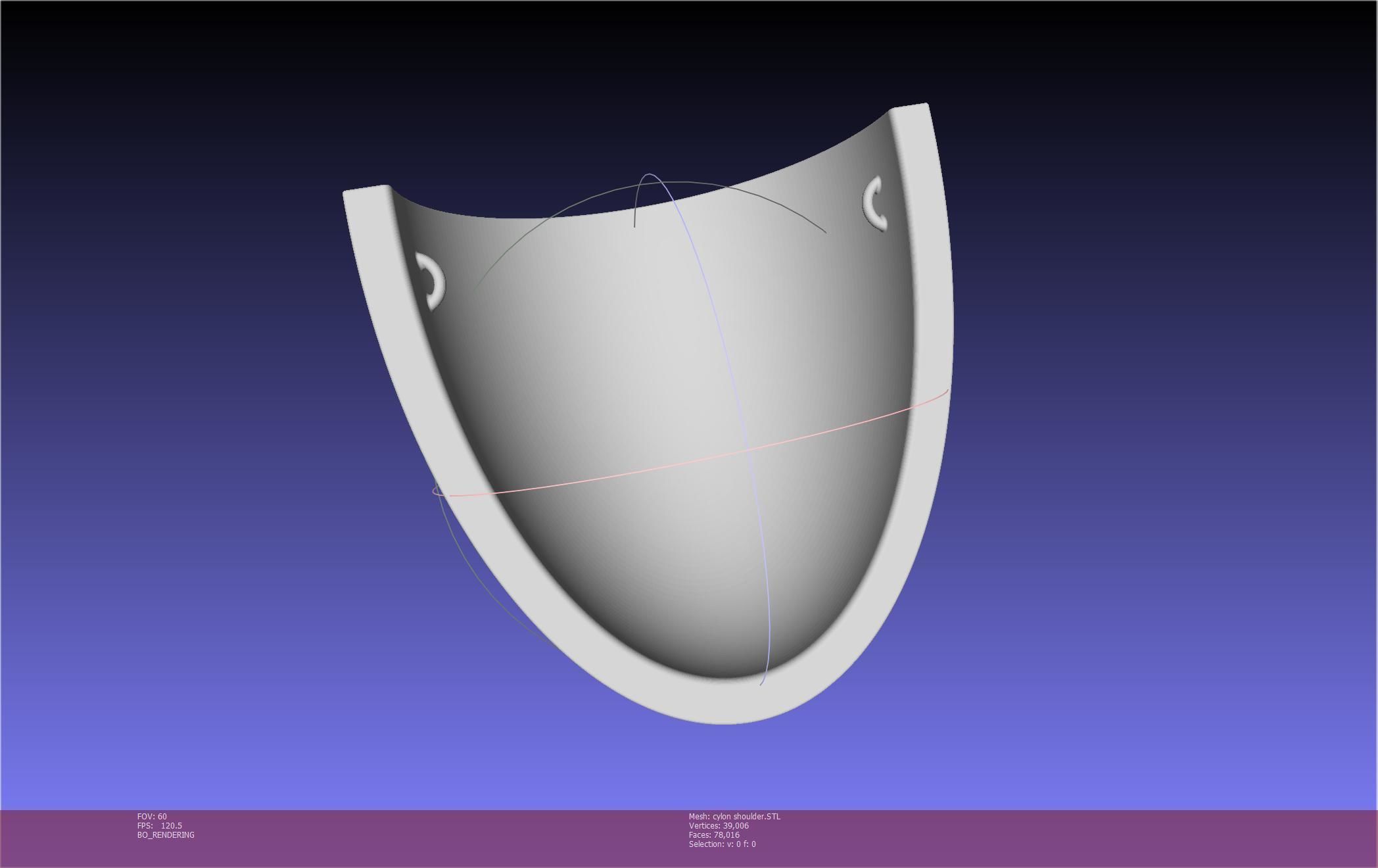 Battlestar Galactica Cylon Armpieces Printable Parts 3D print model_11