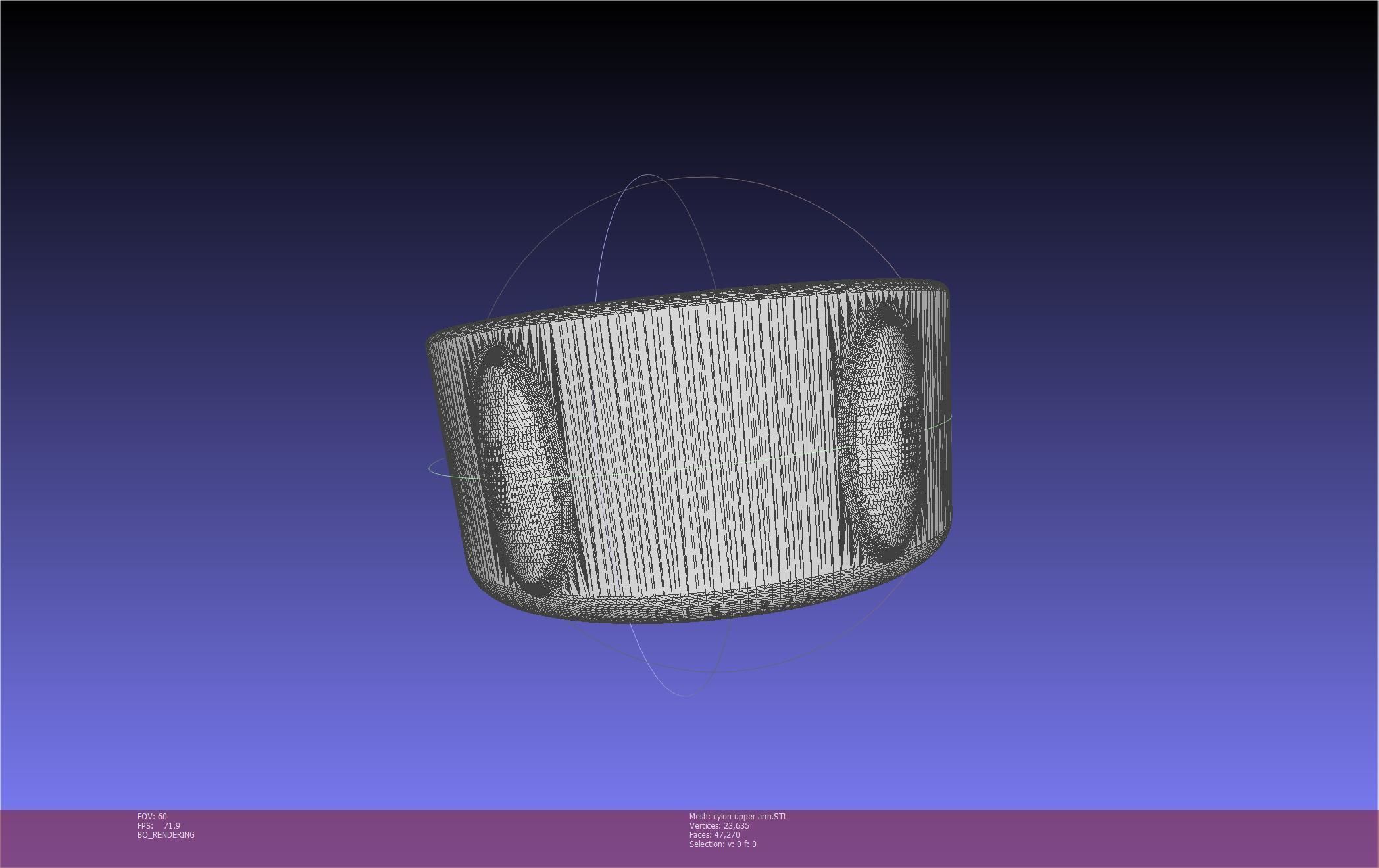 Battlestar Galactica Cylon Armpieces Printable Parts 3D print model_34