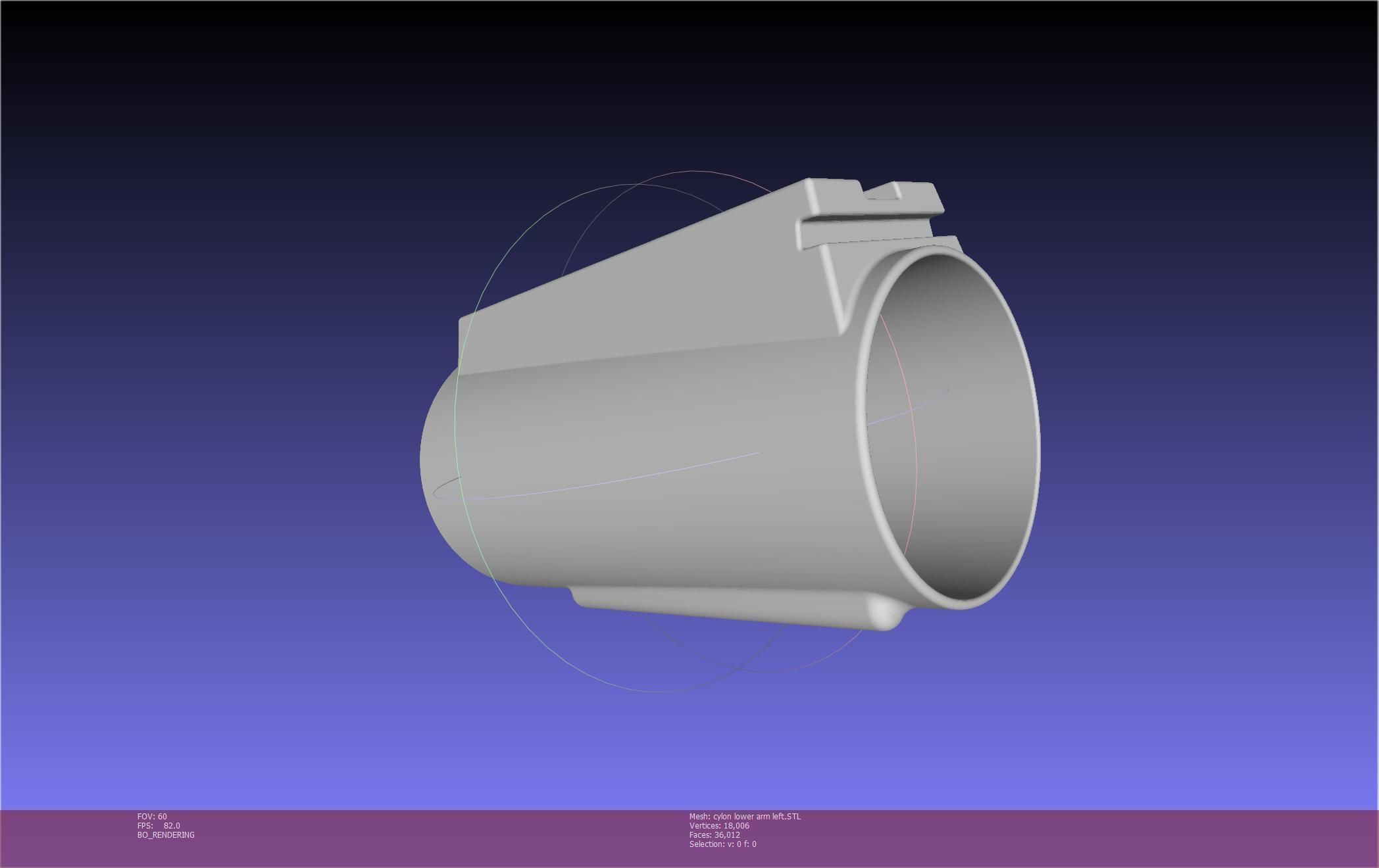 Battlestar Galactica Cylon Armpieces Printable Parts 3D print model_85