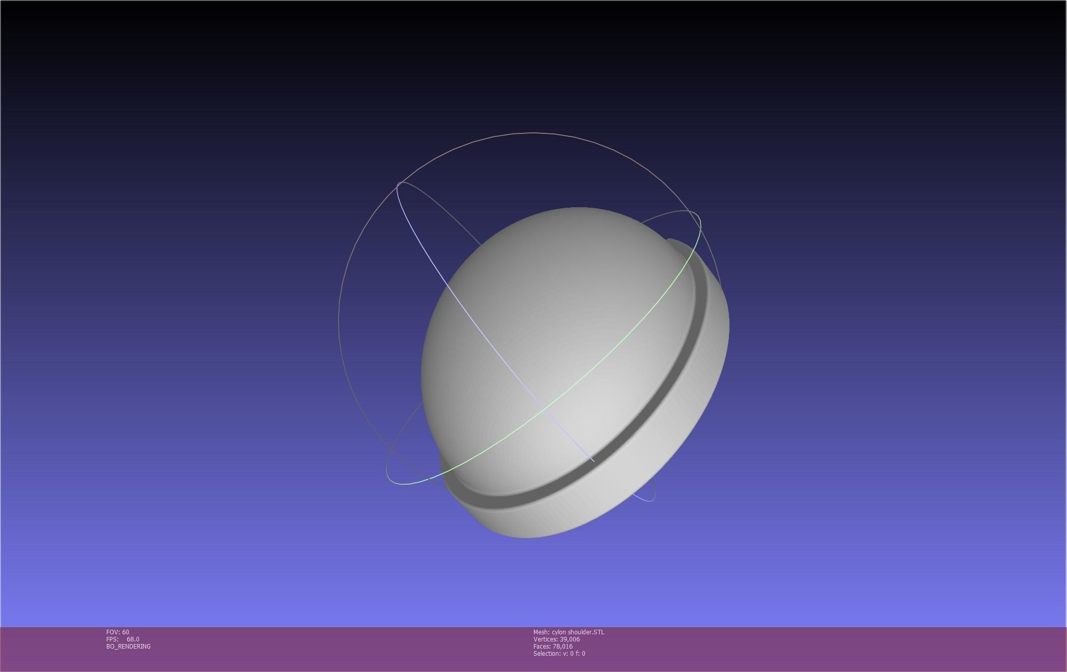 Battlestar Galactica Cylon Armpieces Printable Parts 3D print model_18