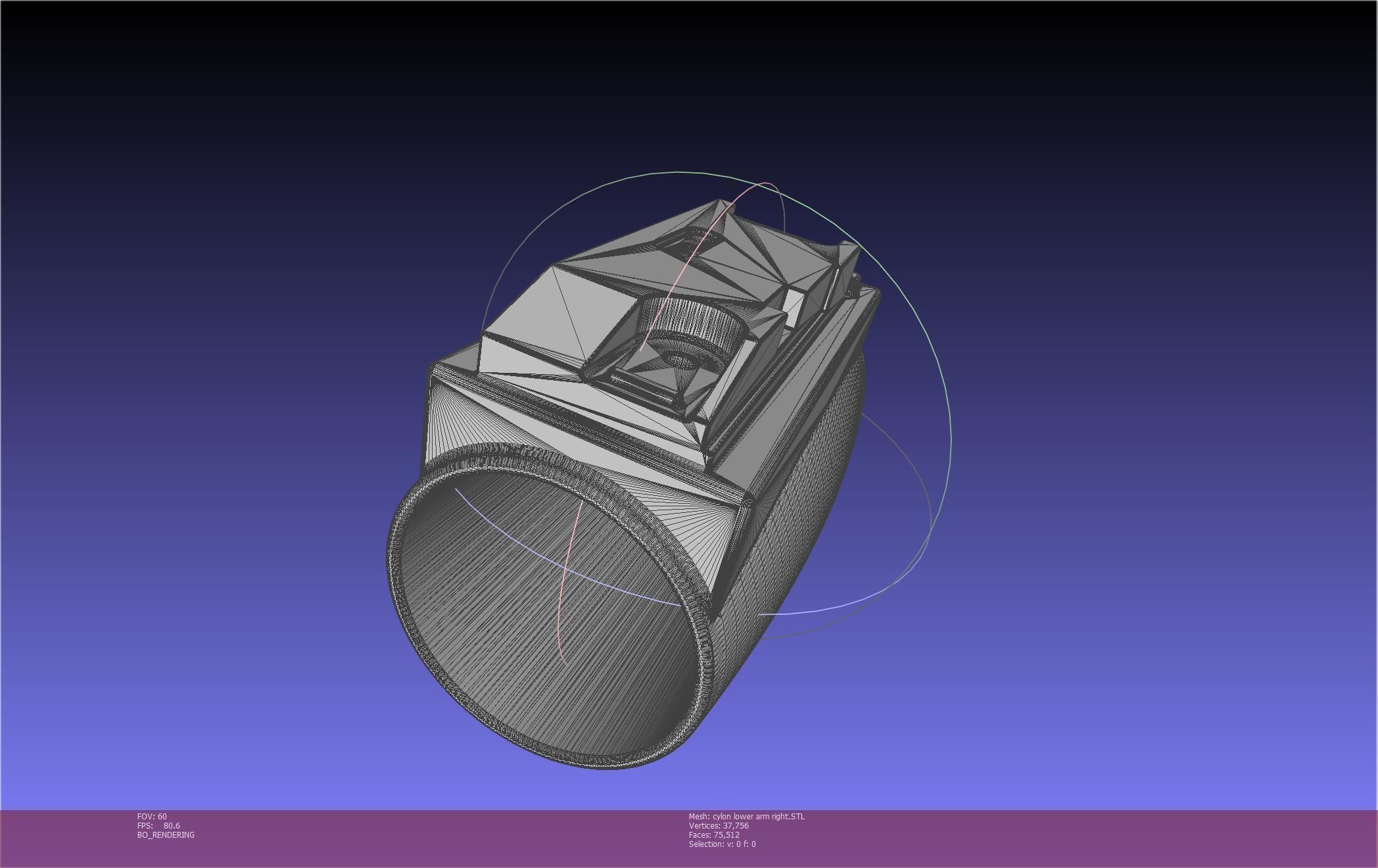 Battlestar Galactica Cylon Armpieces Printable Parts 3D print model_111