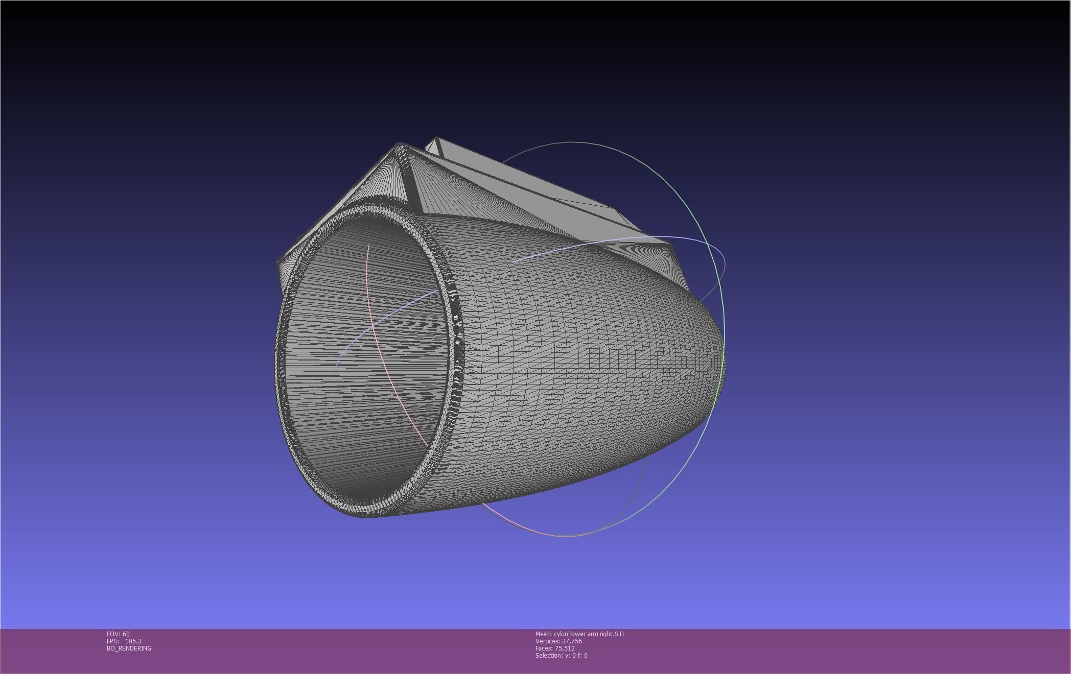 Battlestar Galactica Cylon Armpieces Printable Parts 3D print model_104