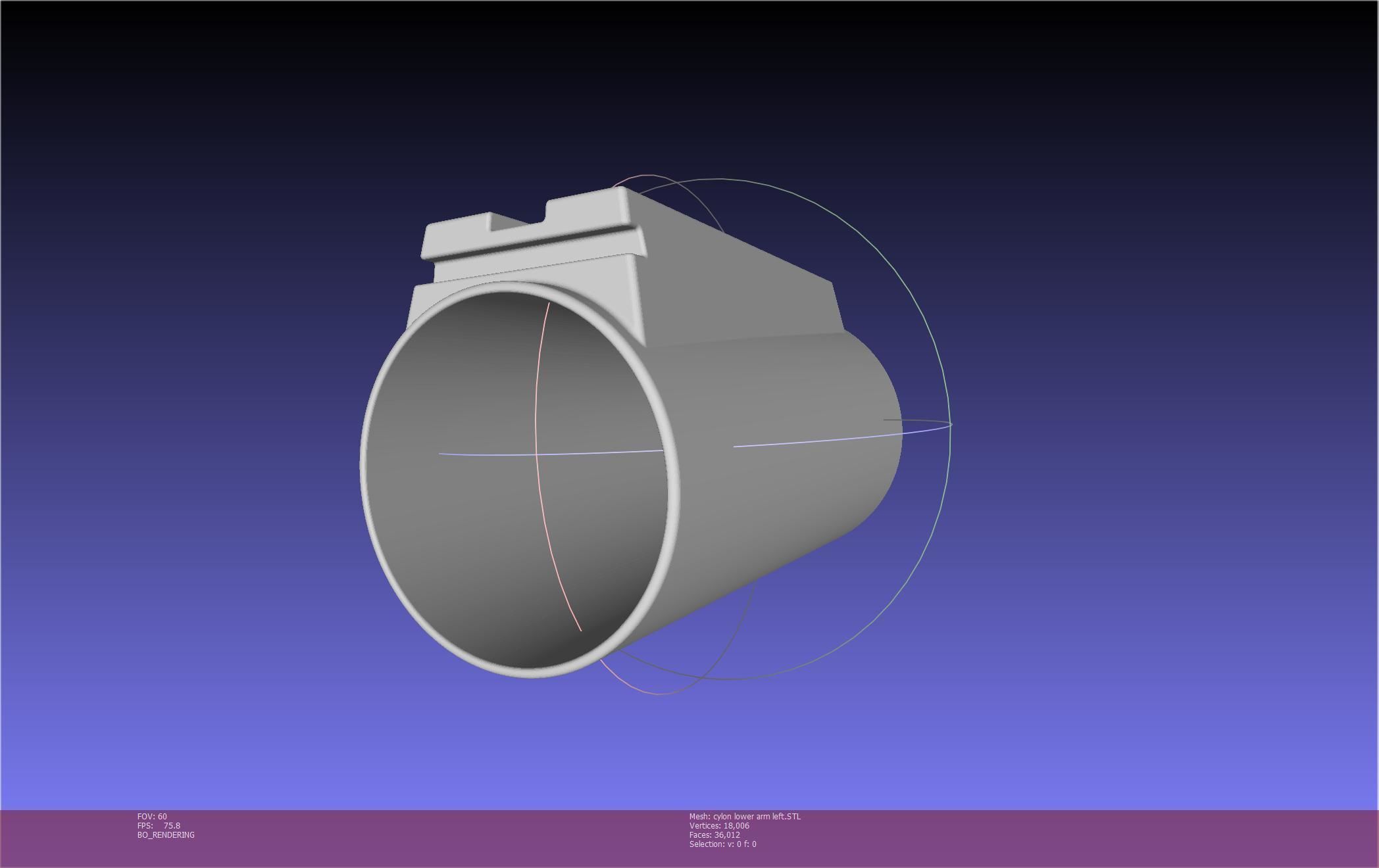 Battlestar Galactica Cylon Armpieces Printable Parts 3D print model_86