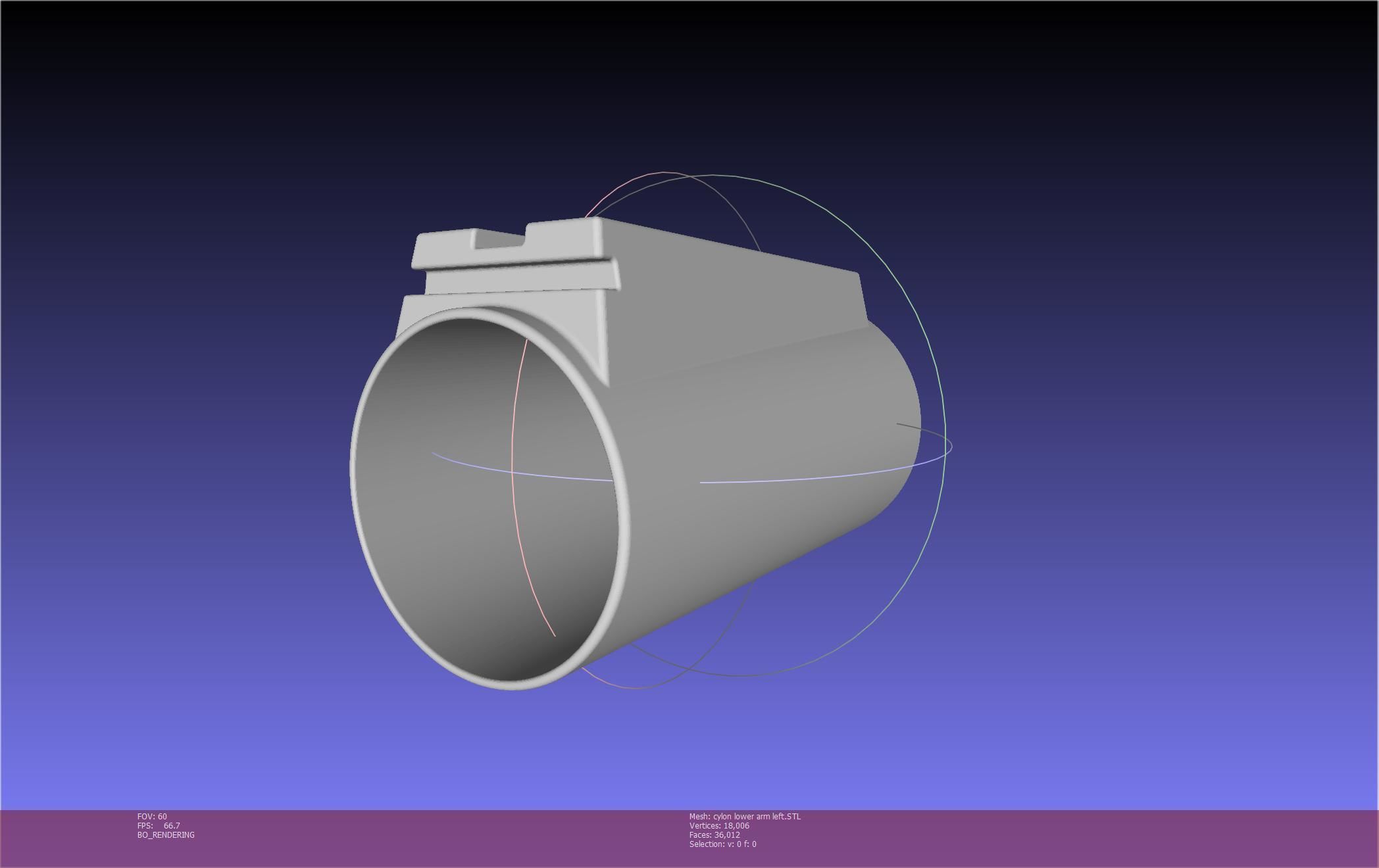 Battlestar Galactica Cylon Armpieces Printable Parts 3D print model_74