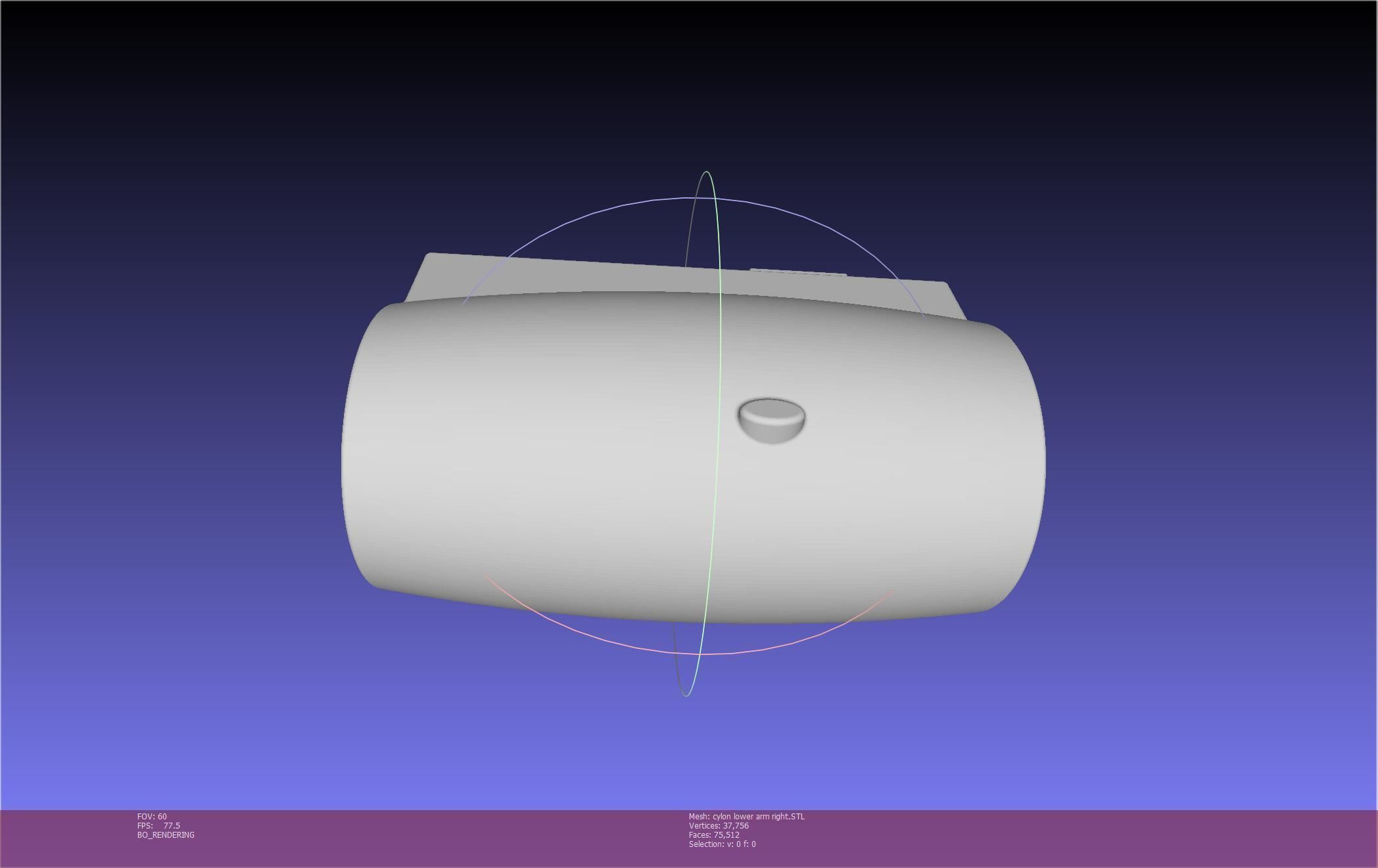 Battlestar Galactica Cylon Armpieces Printable Parts 3D print model_129