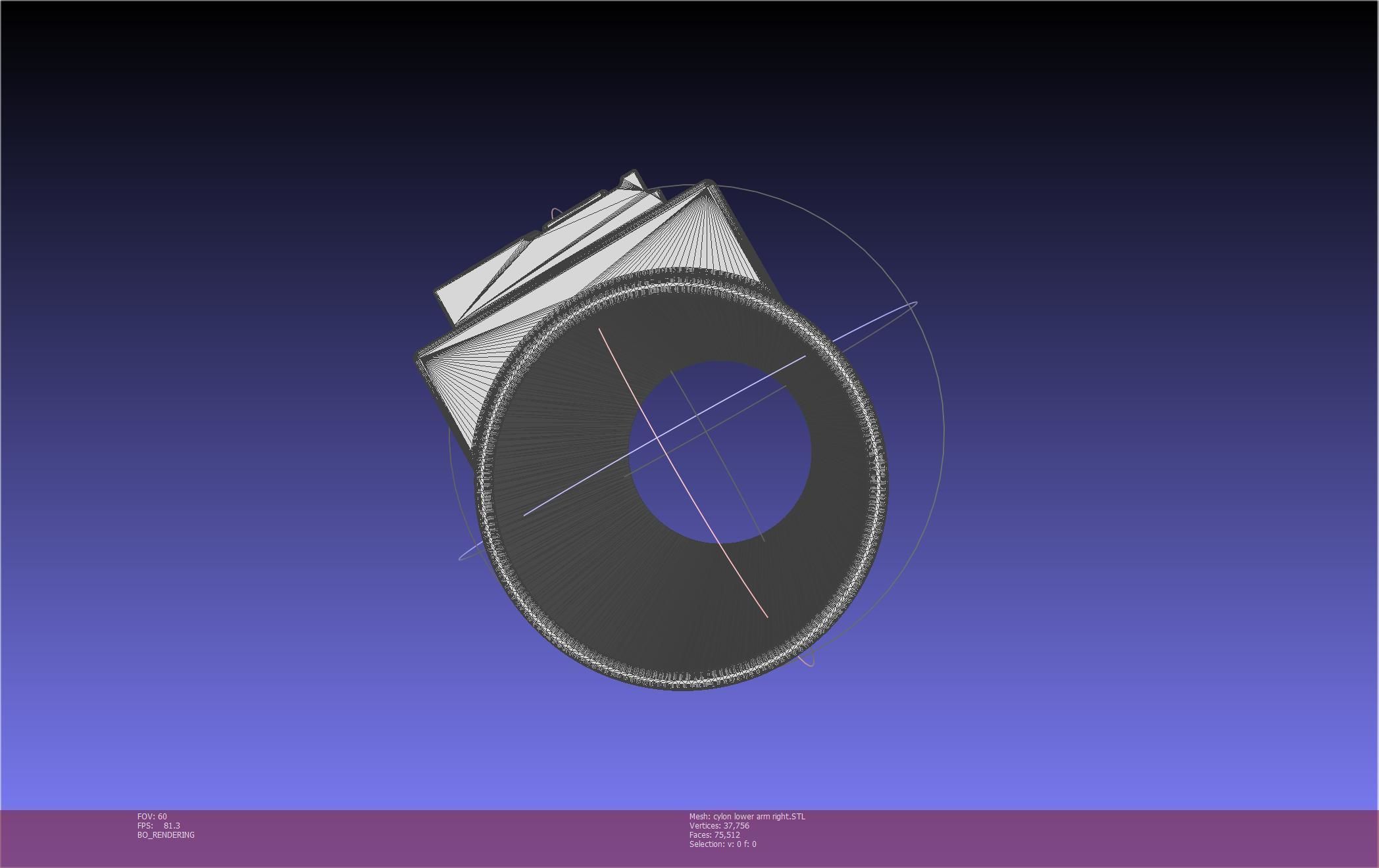 Battlestar Galactica Cylon Armpieces Printable Parts 3D print model_101