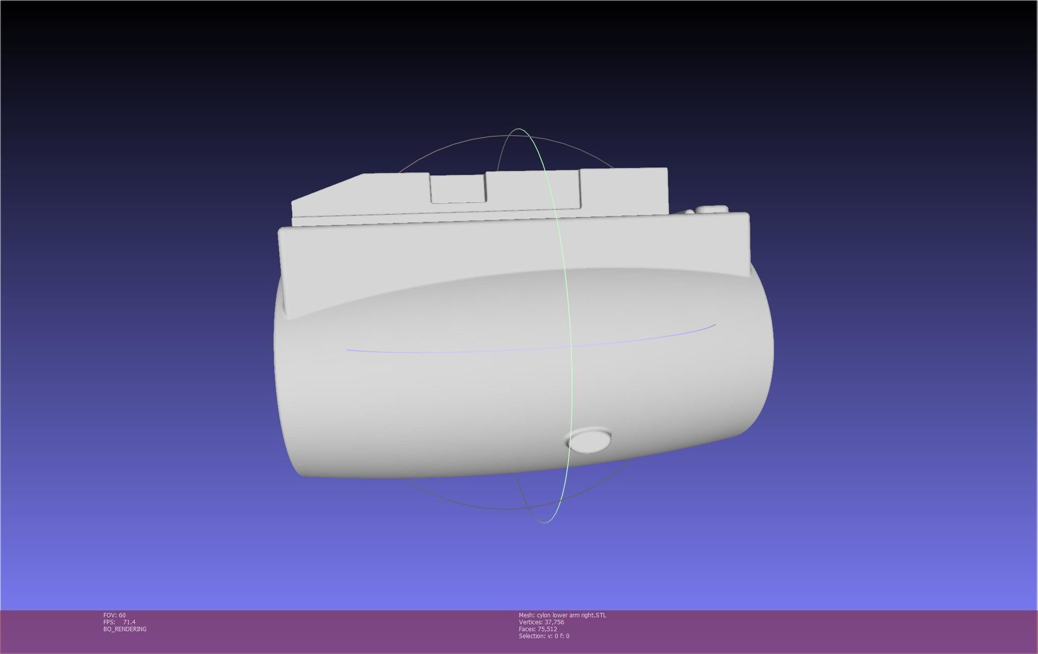 Battlestar Galactica Cylon Armpieces Printable Parts 3D print model_115