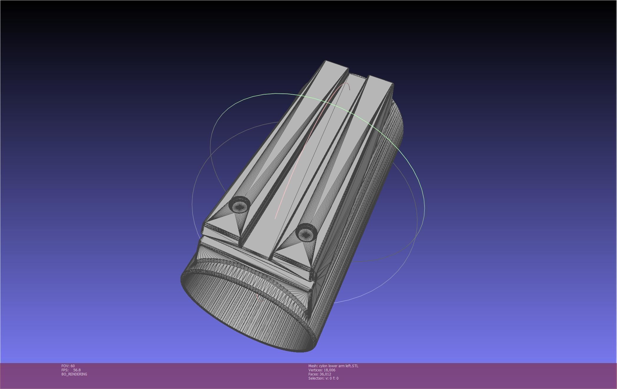 Battlestar Galactica Cylon Armpieces Printable Parts 3D print model_66