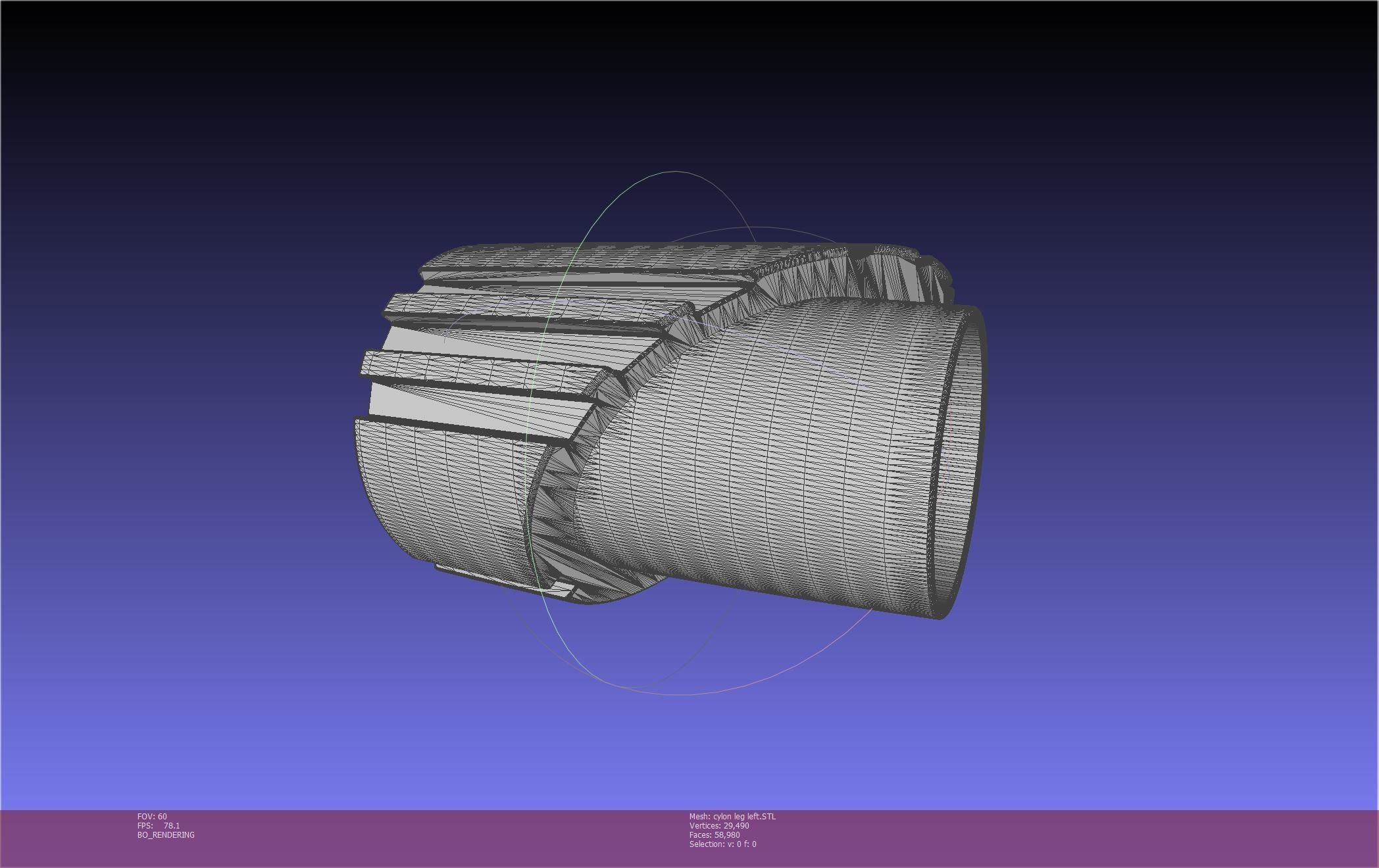 Battlestar Galactica Cylon Leg And Beltclips 3D print model_20
