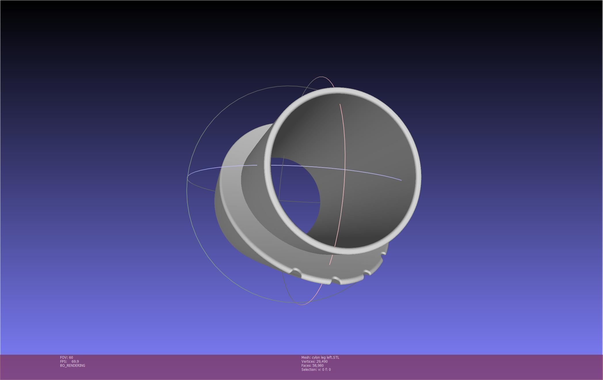 Battlestar Galactica Cylon Leg And Beltclips 3D print model_30