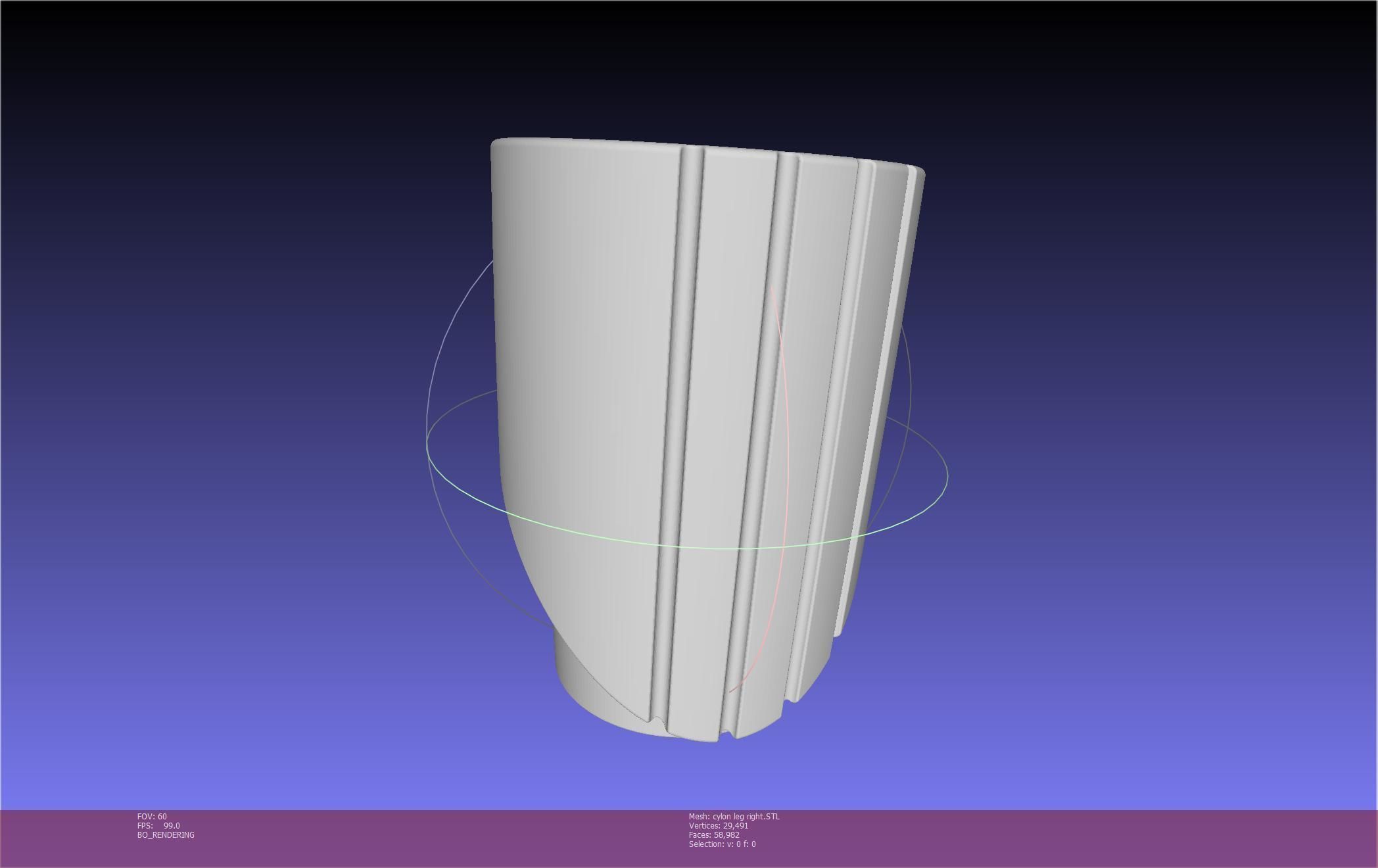 Battlestar Galactica Cylon Leg And Beltclips 3D print model_44