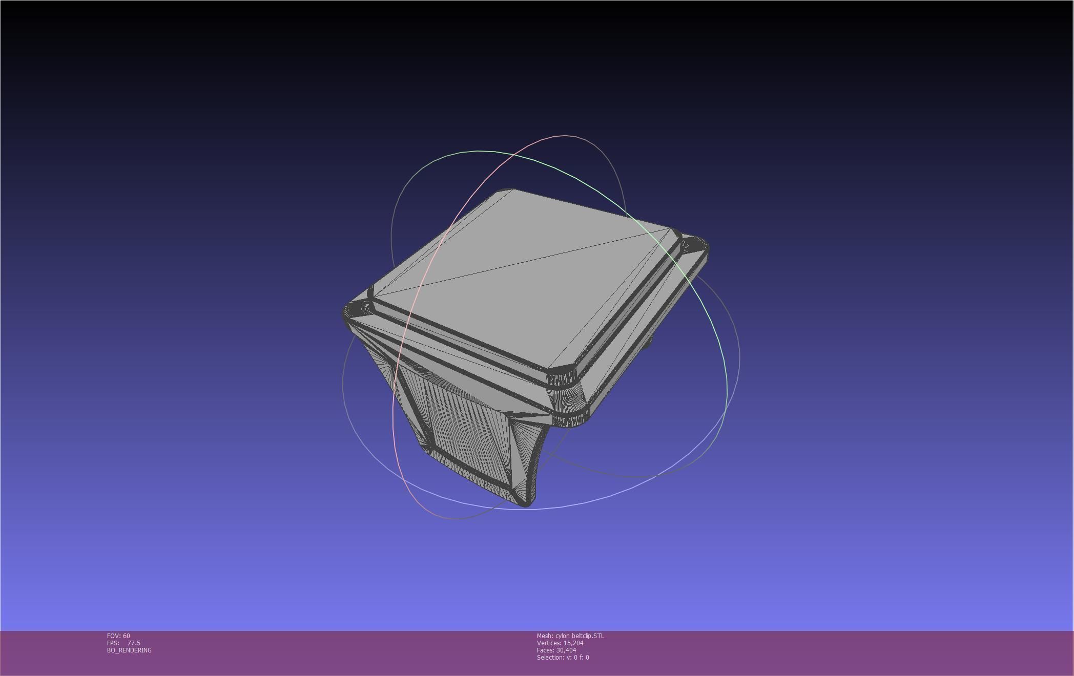 Battlestar Galactica Cylon Leg And Beltclips 3D print model_2