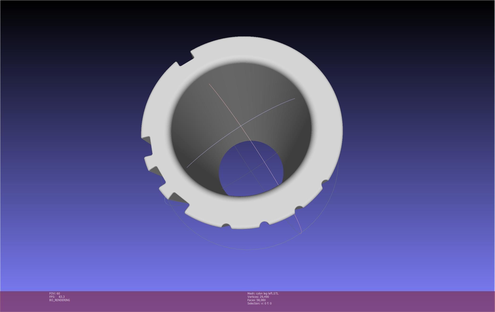 Battlestar Galactica Cylon Leg And Beltclips 3D print model_27