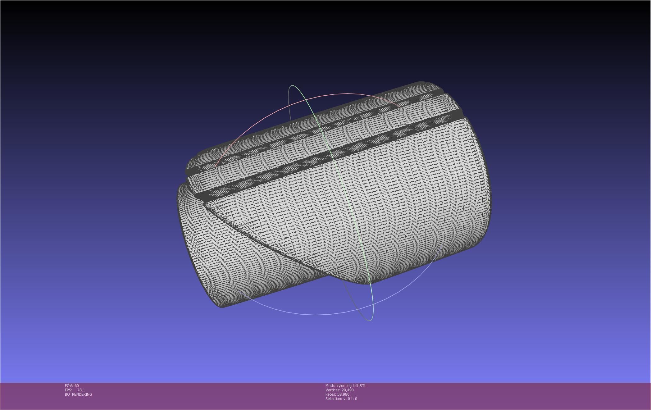 Battlestar Galactica Cylon Leg And Beltclips 3D print model_18