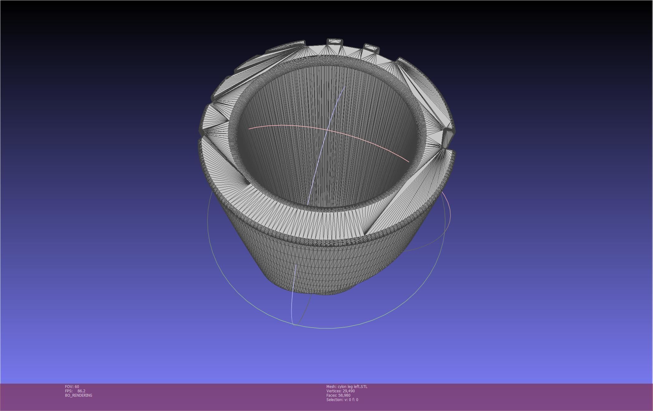 Battlestar Galactica Cylon Leg And Beltclips 3D print model_16