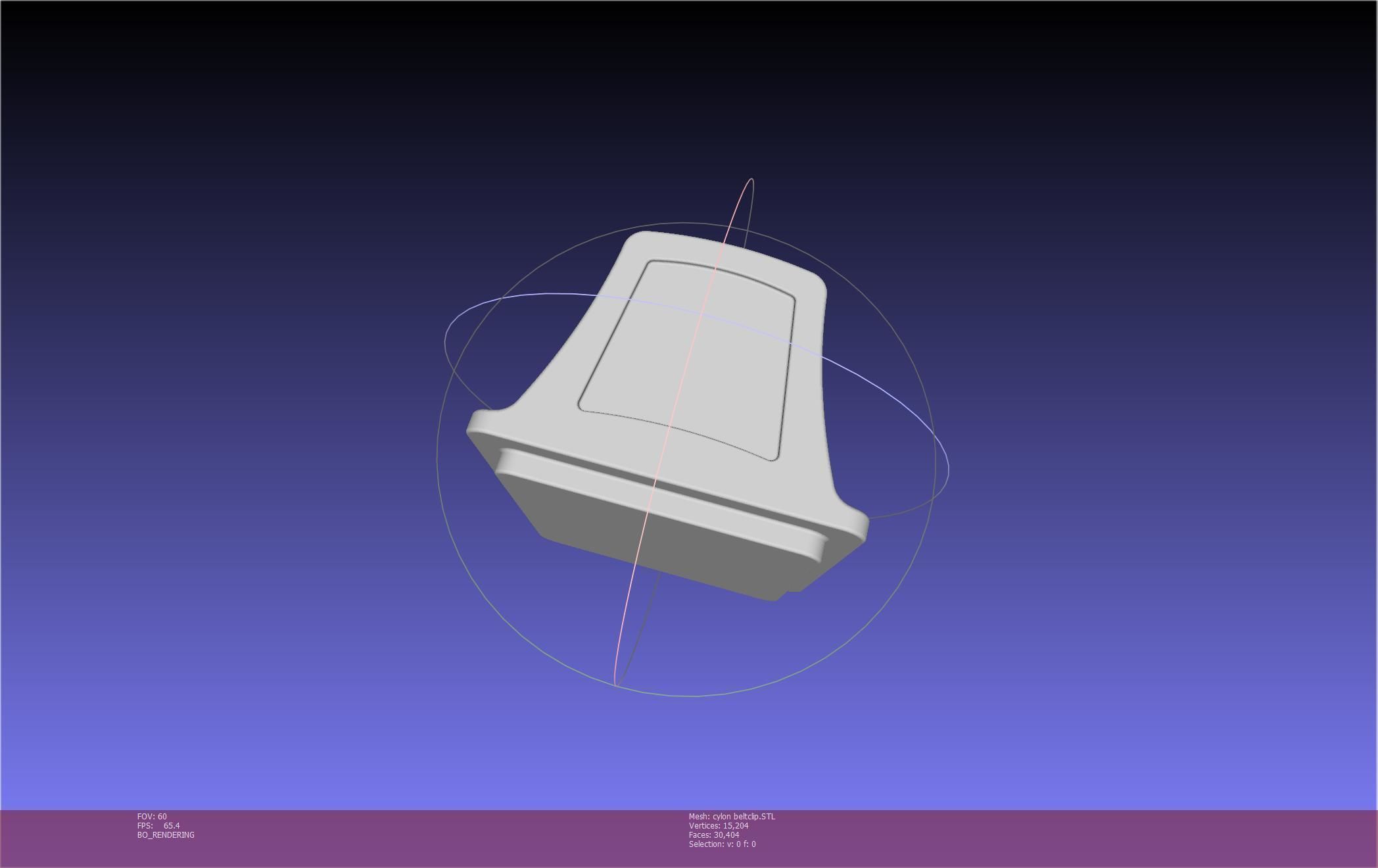 Battlestar Galactica Cylon Leg And Beltclips 3D print model_10