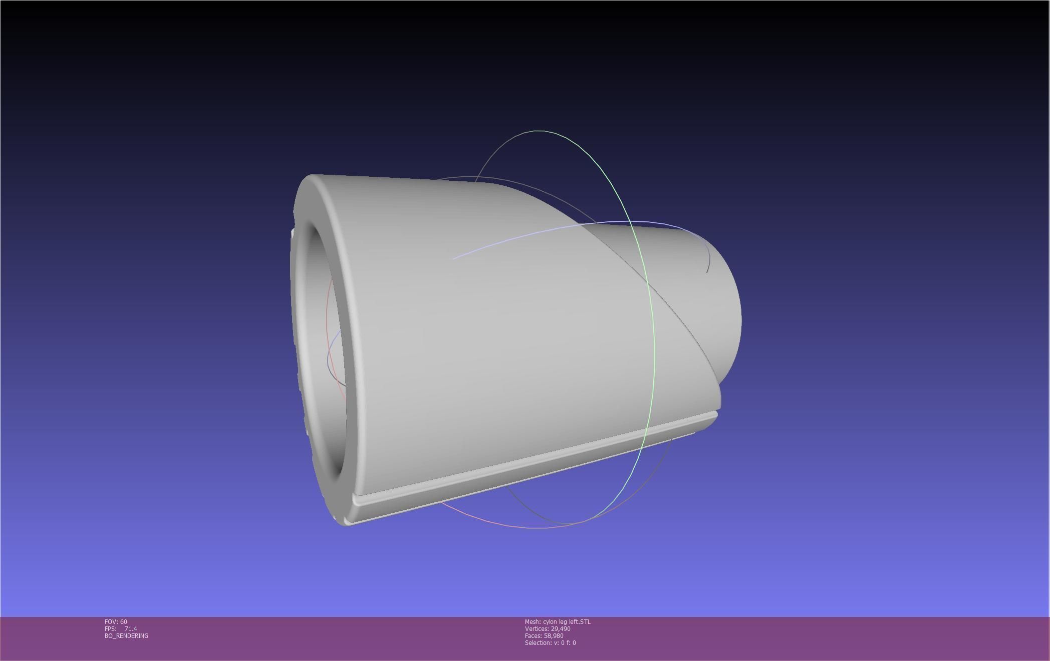 Battlestar Galactica Cylon Leg And Beltclips 3D print model_31