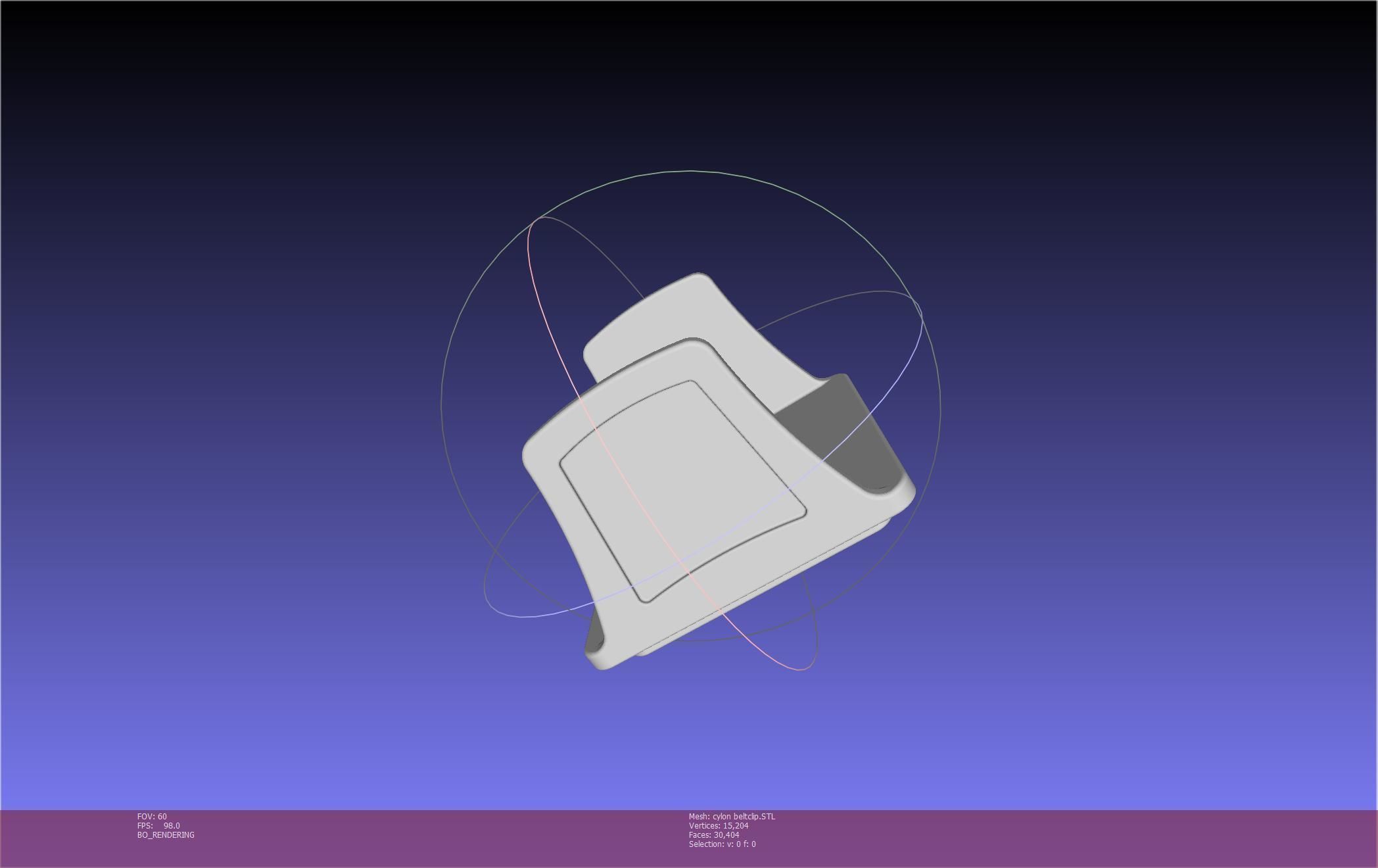 Battlestar Galactica Cylon Leg And Beltclips 3D print model_6
