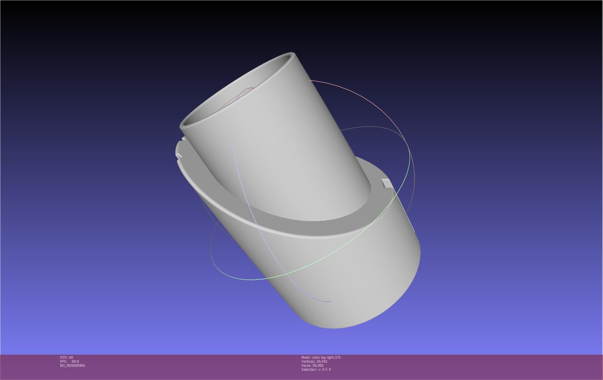 Battlestar Galactica Cylon Leg And Beltclips 3D print model_40