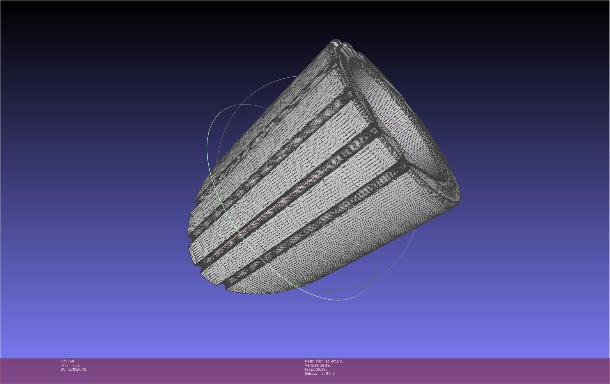 Battlestar Galactica Cylon Leg And Beltclips 3D print model_17