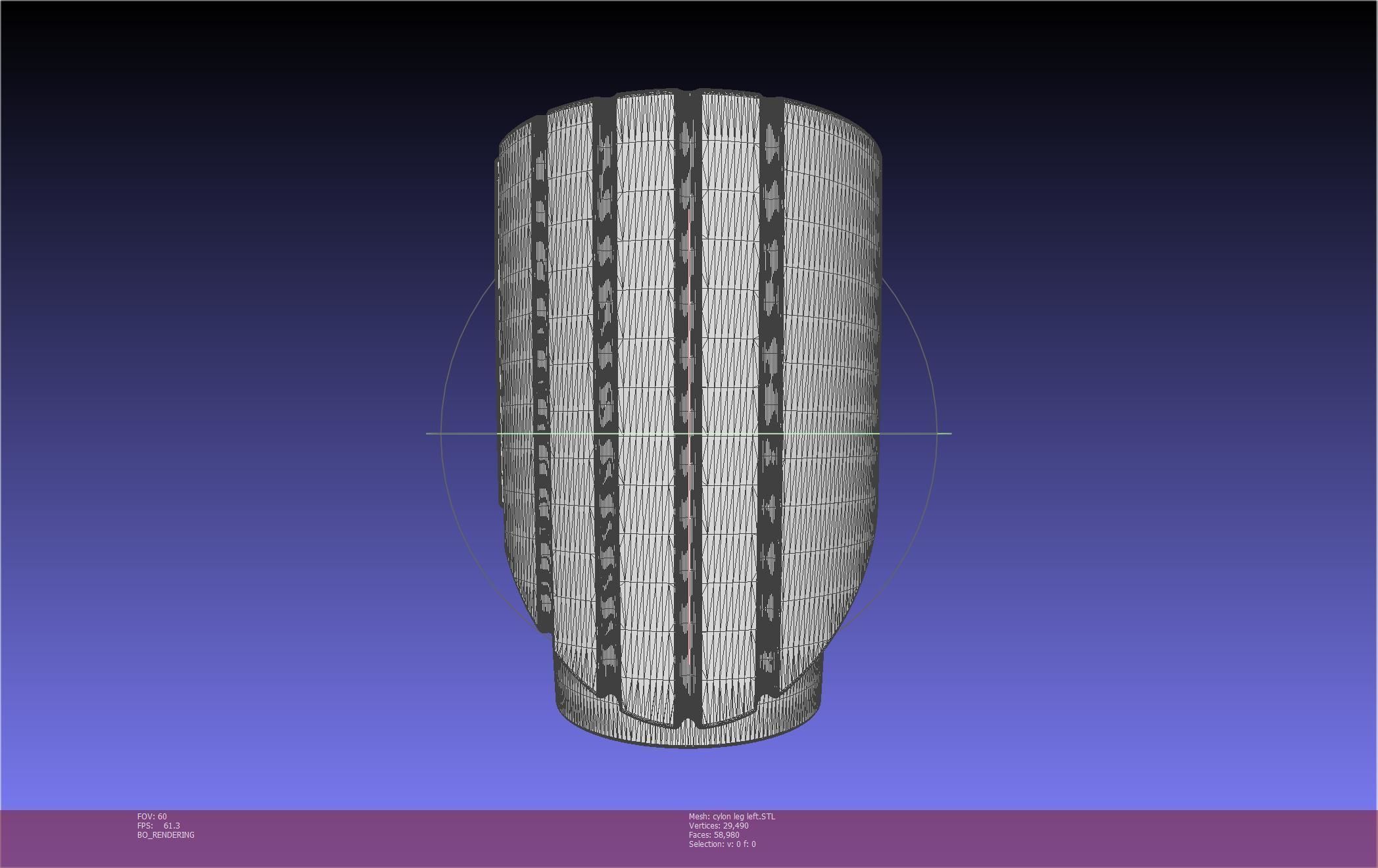 Battlestar Galactica Cylon Leg And Beltclips 3D print model_12