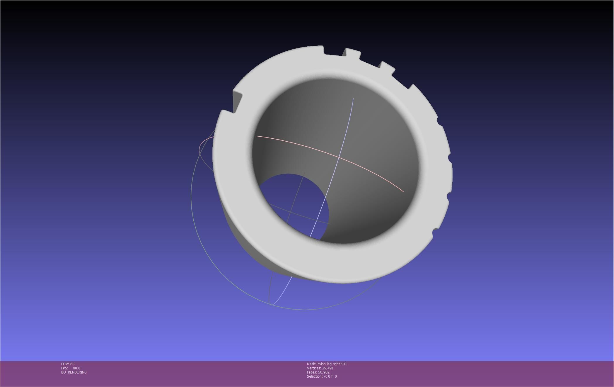 Battlestar Galactica Cylon Leg And Beltclips 3D print model_43