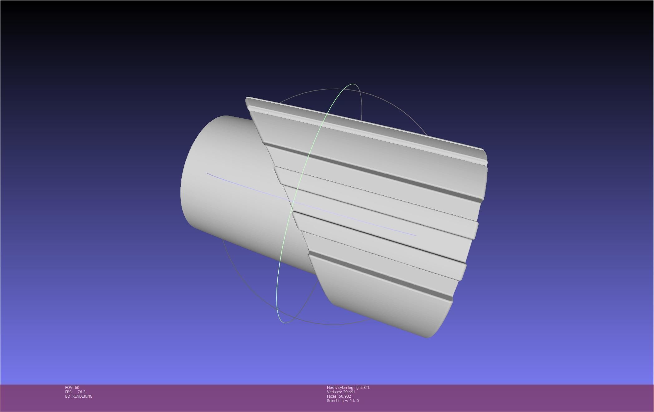 Battlestar Galactica Cylon Leg And Beltclips 3D print model_38