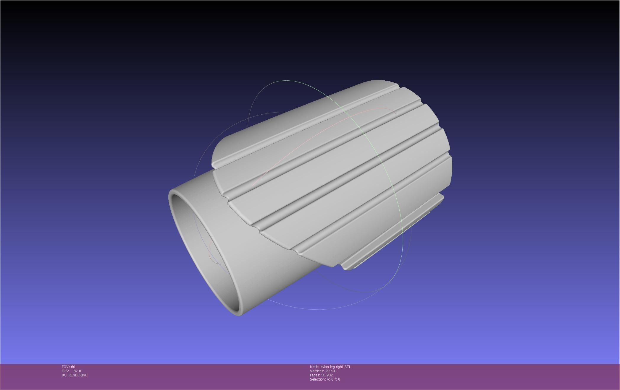 Battlestar Galactica Cylon Leg And Beltclips 3D print model_45