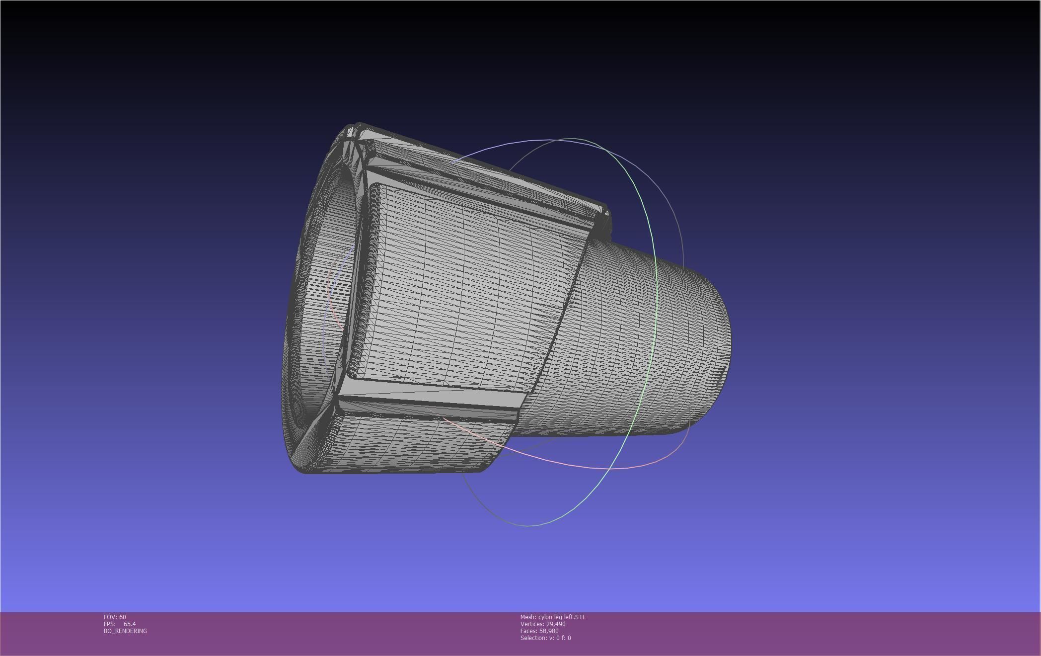 Battlestar Galactica Cylon Leg And Beltclips 3D print model_15