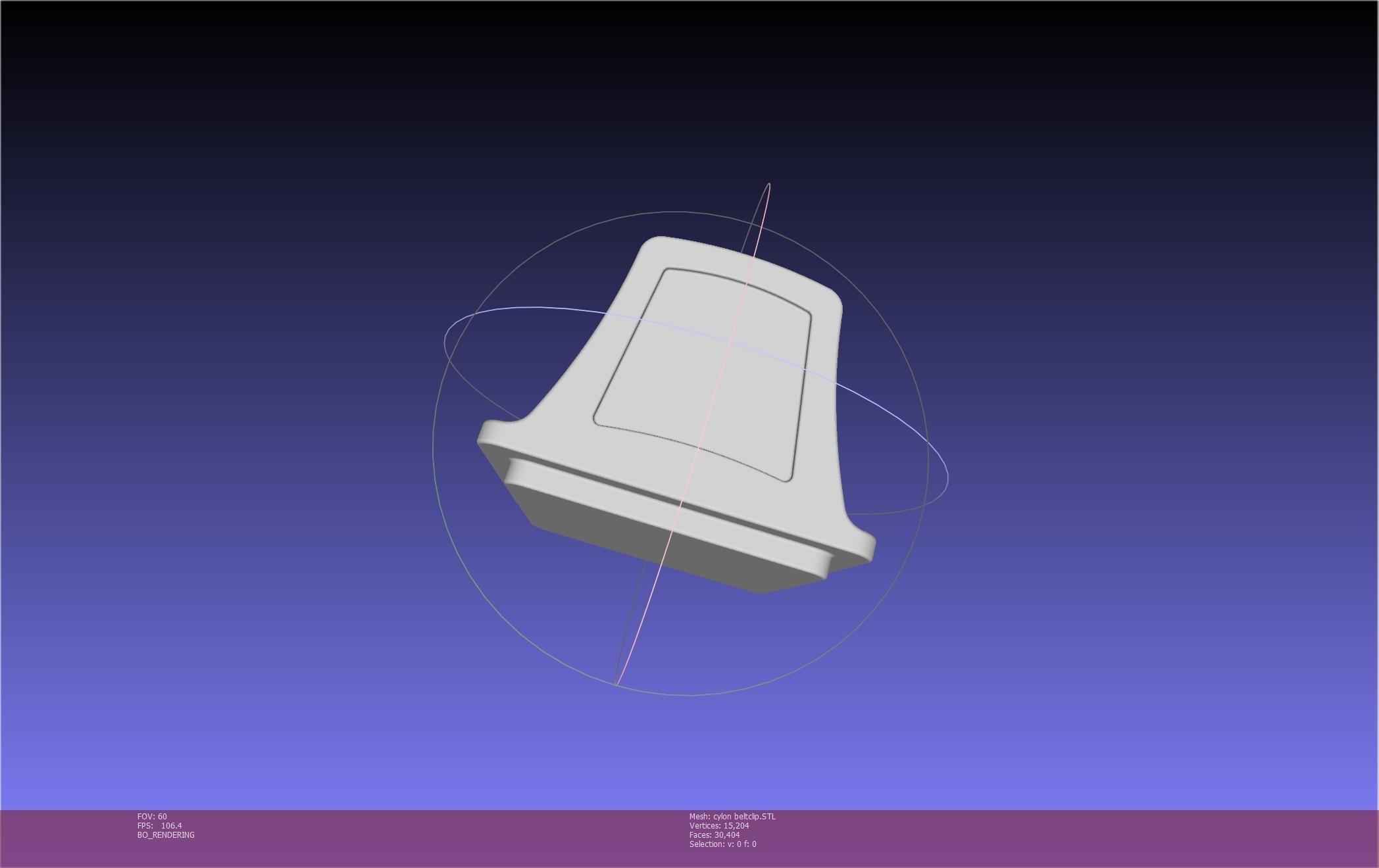 Battlestar Galactica Cylon Leg And Beltclips 3D print model_7