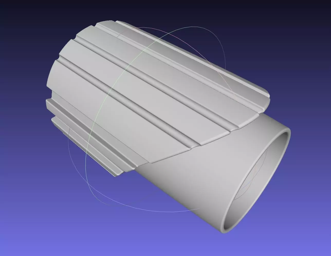 Battlestar Galactica Cylon Leg And Beltclips 3D print model_0