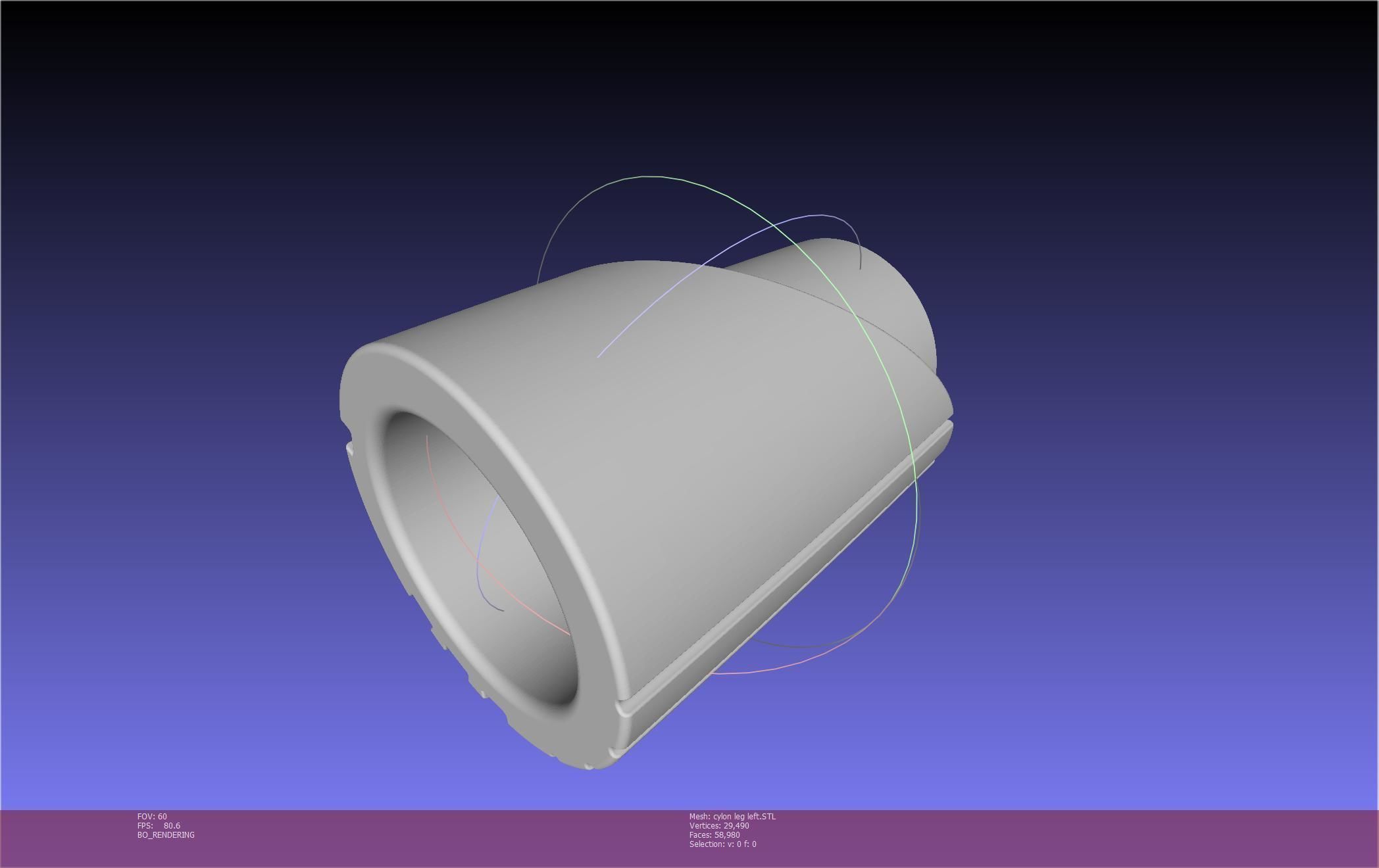 Battlestar Galactica Cylon Leg And Beltclips 3D print model_26