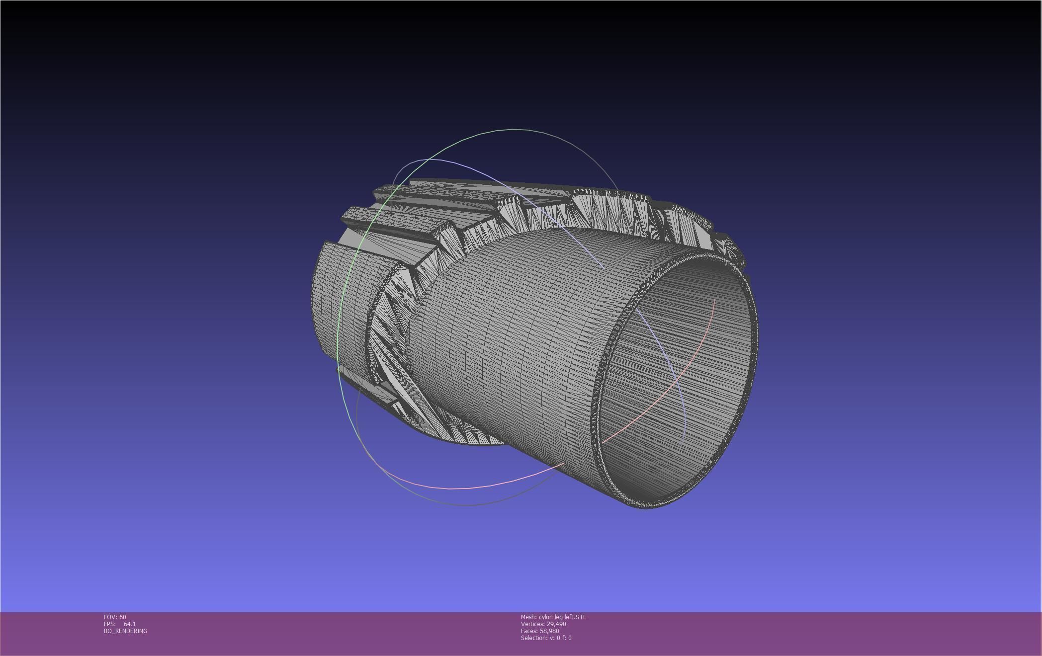 Battlestar Galactica Cylon Leg And Beltclips 3D print model_14
